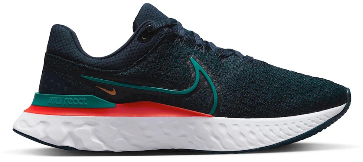 Nike React Infinity Run Flyknit 3 Obsidian Bright Spruce