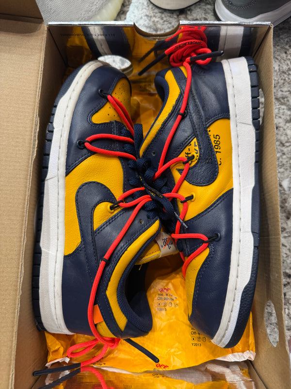 Nike Dunk Low Off-White University Gold