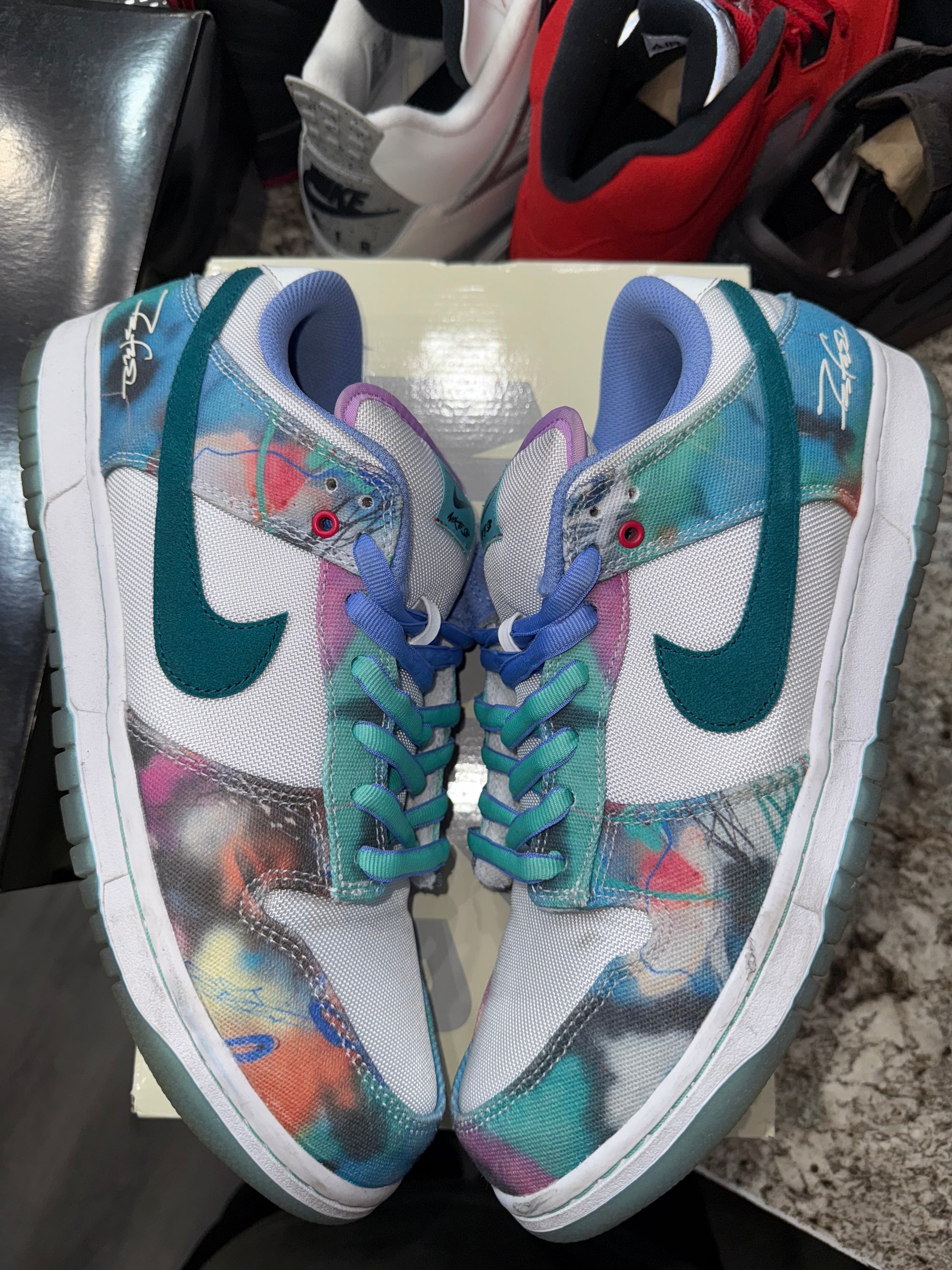 Nike SB Dunk Low Futura Laboratories Bleached Aqua
