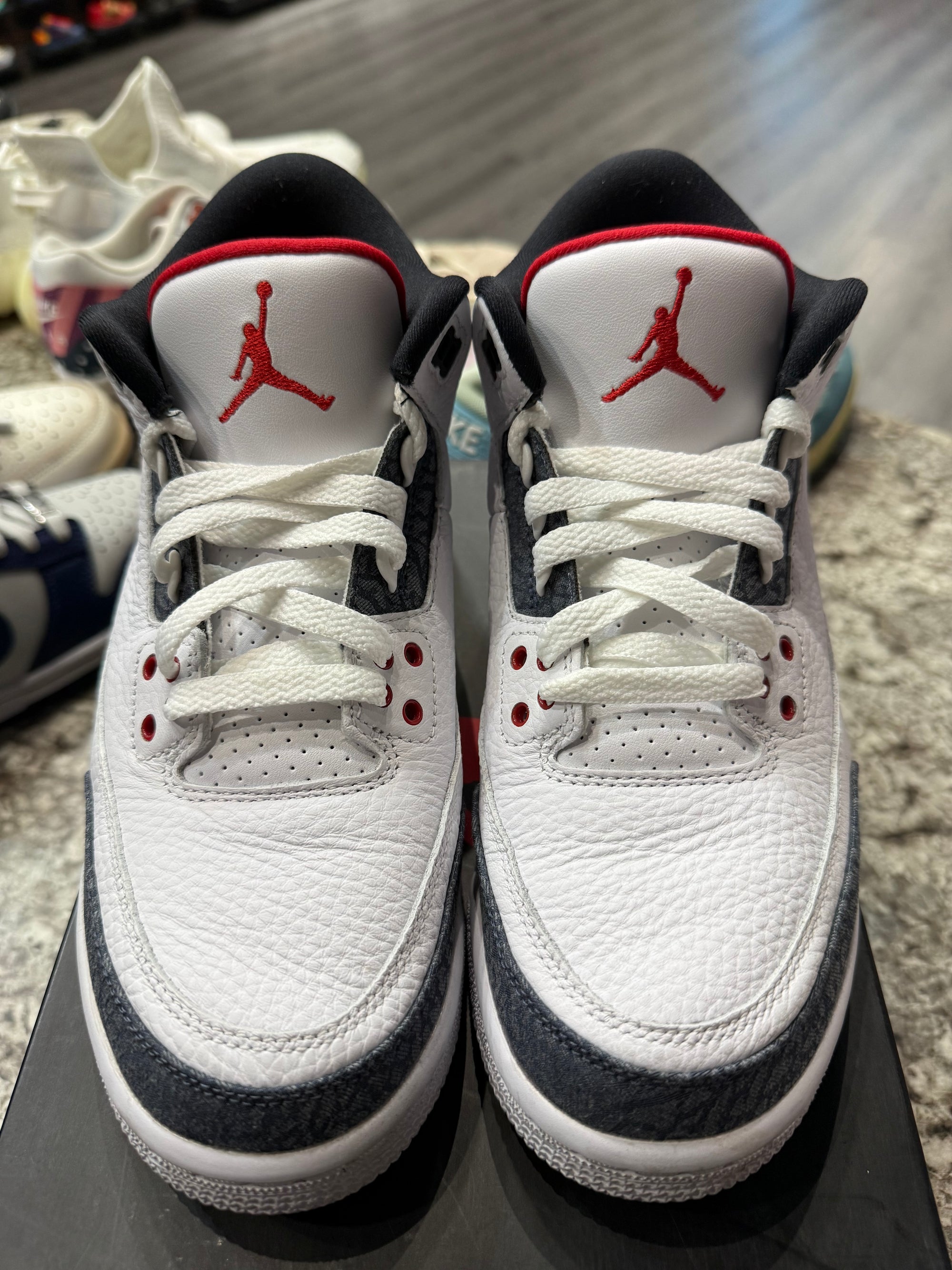 Jordan 3 Retro SE Fire Red Denim (GS)
