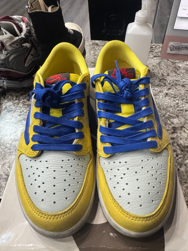 Jordan 1 Retro Low OG SP Travis Scott Canary (Women's) (Damaged Box)