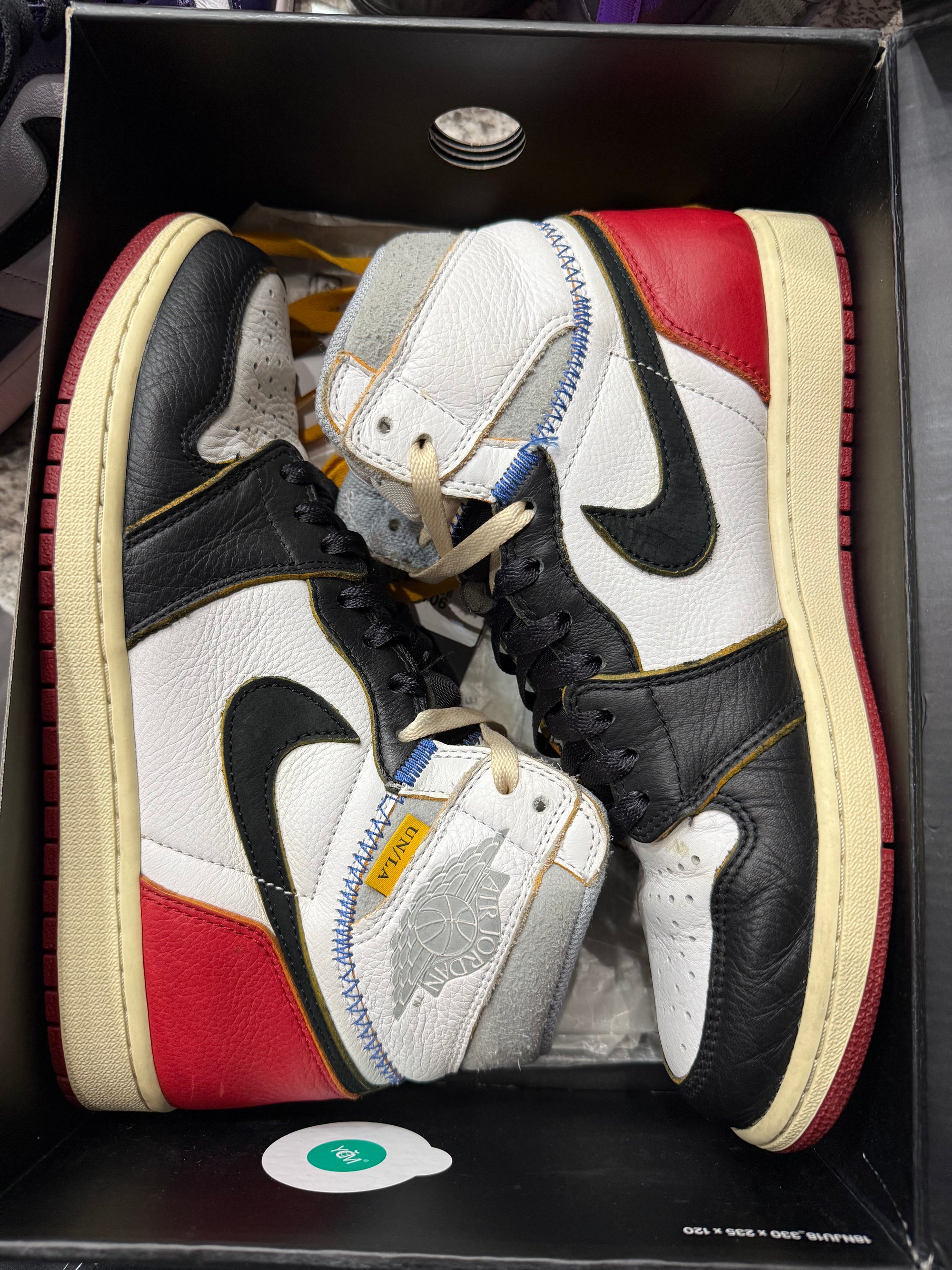Jordan 1 Retro High Union Los Angeles Black Toe