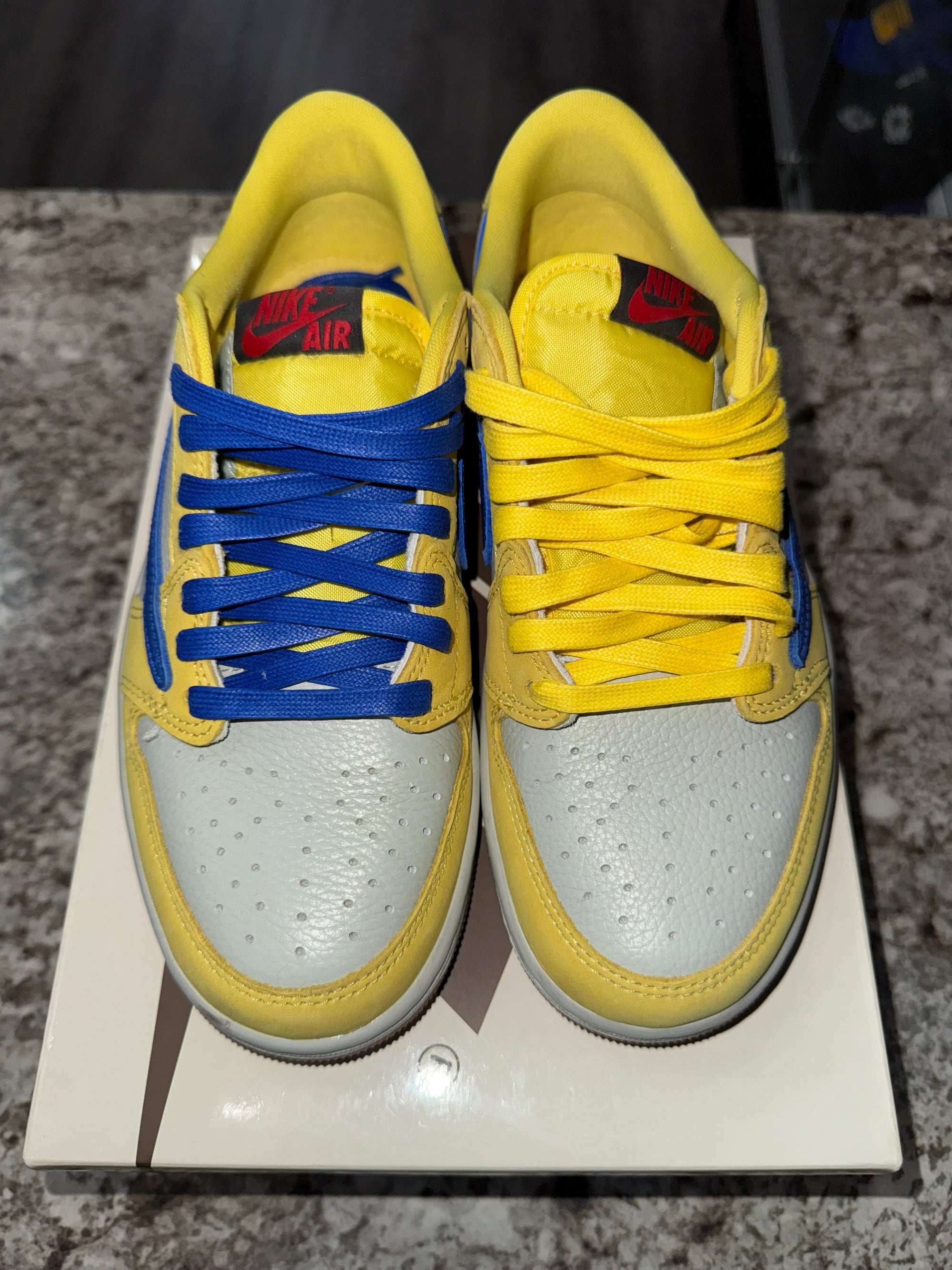 Jordan 1 Retro Low OG SP Travis Scott Canary (Women's)