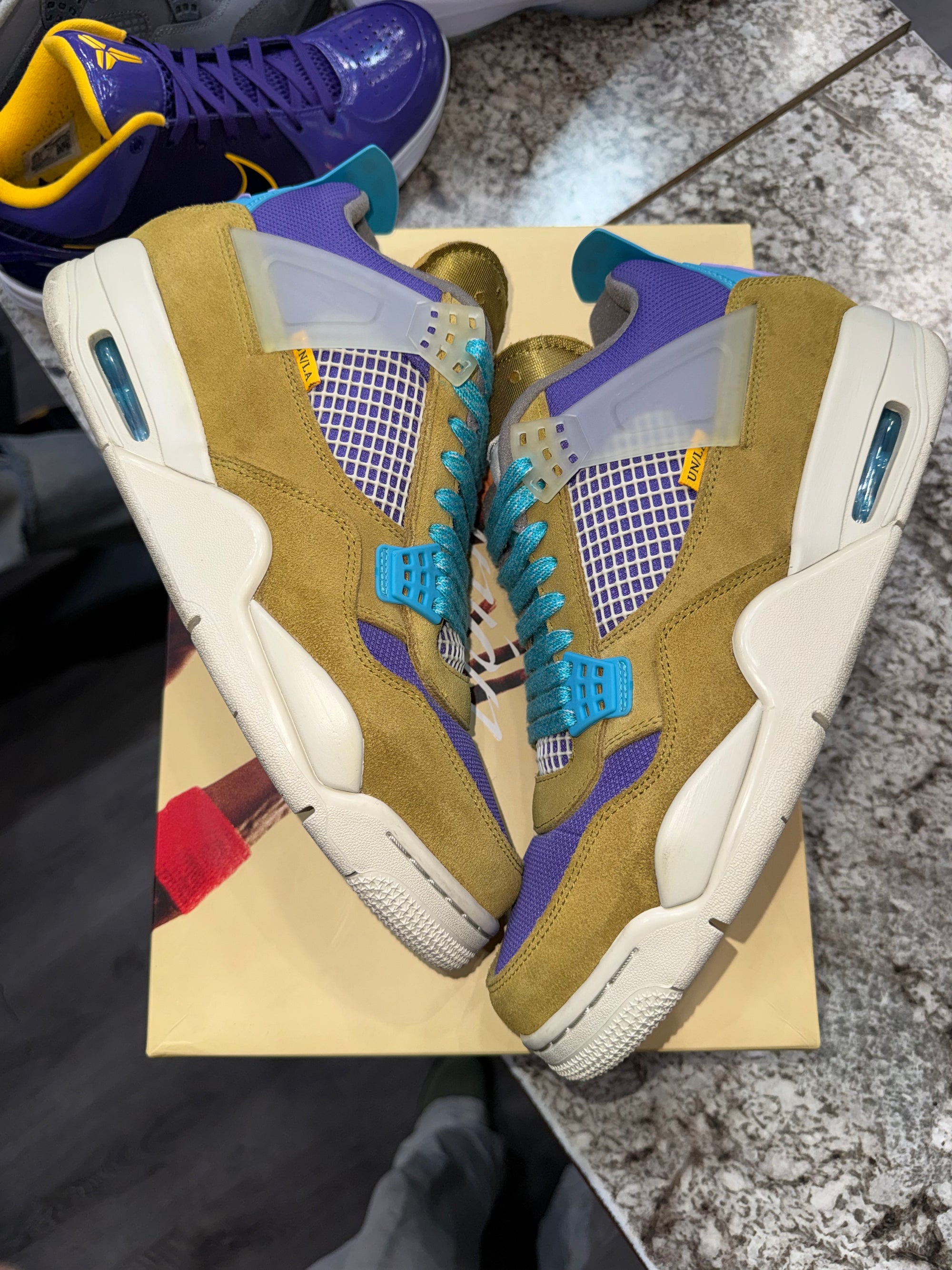 Jordan 4 Retro SP 30th Anniversary Union Desert Moss