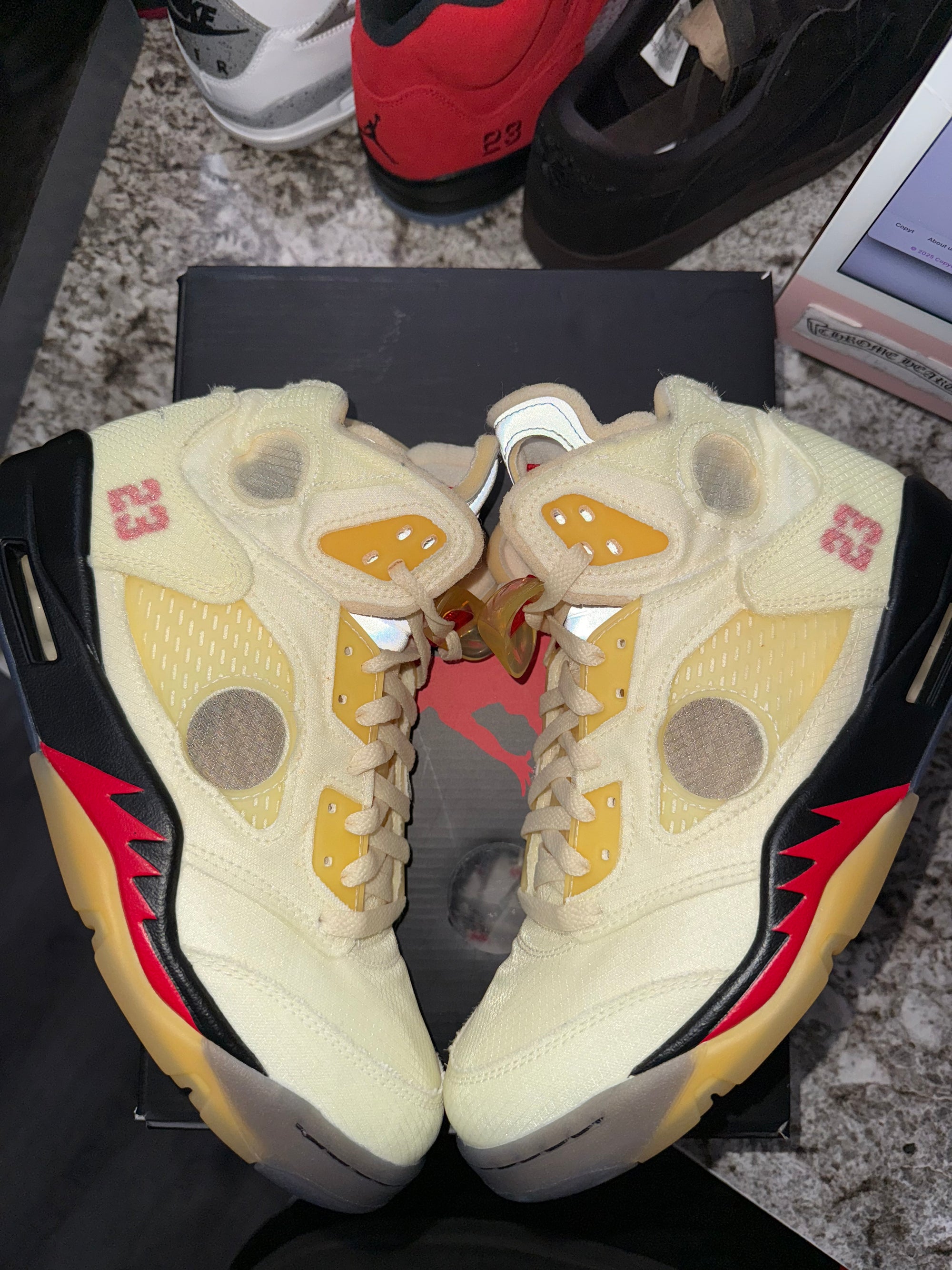 Jordan 5 Retro Off-White Sail