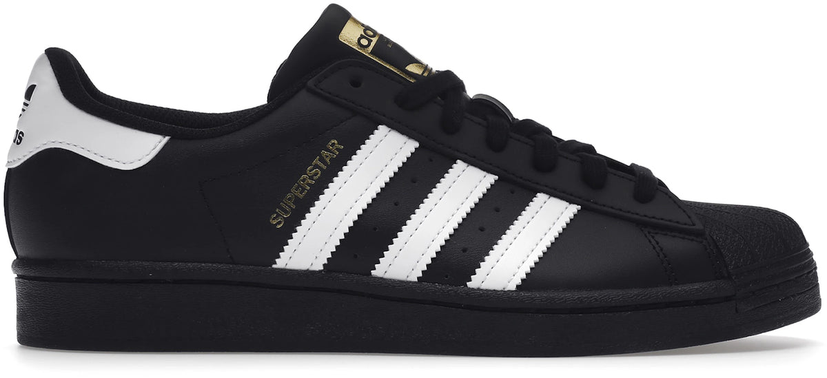 adidas Superstar Core Black Cloud White Gold