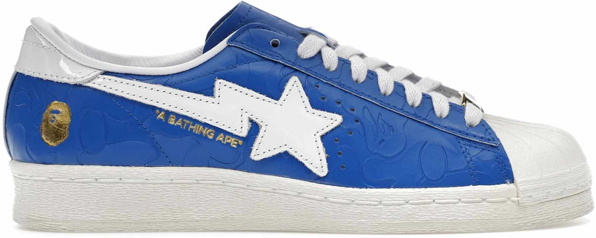 adidas Superstar Vintage Bape Blue White
