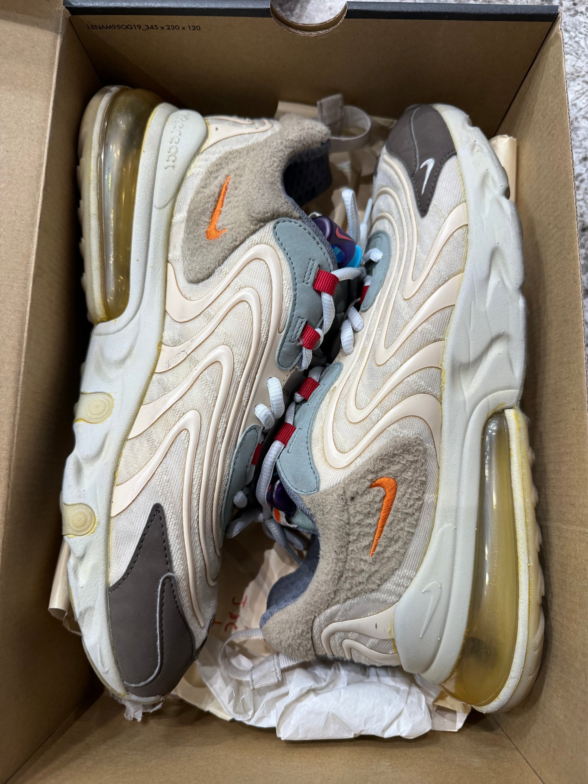 Nike Air Max 270 React ENG Travis Scott Cactus Trails