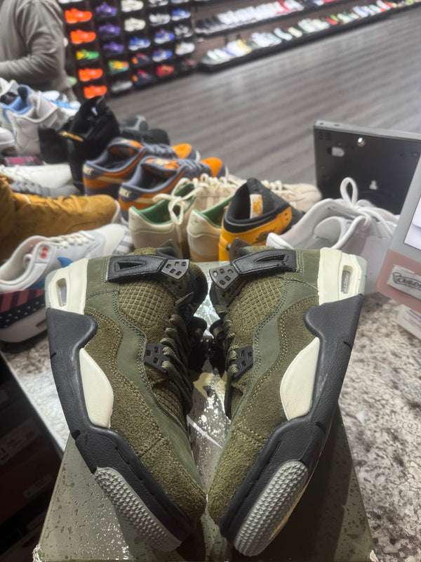 Jordan 4 Retro SE Craft Medium Olive (GS)