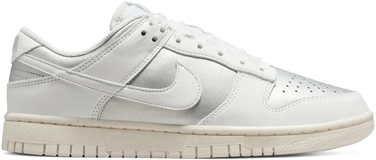 Nike Dunk Low Next Nature Sheer Lace Metallic Platinum (Women's)