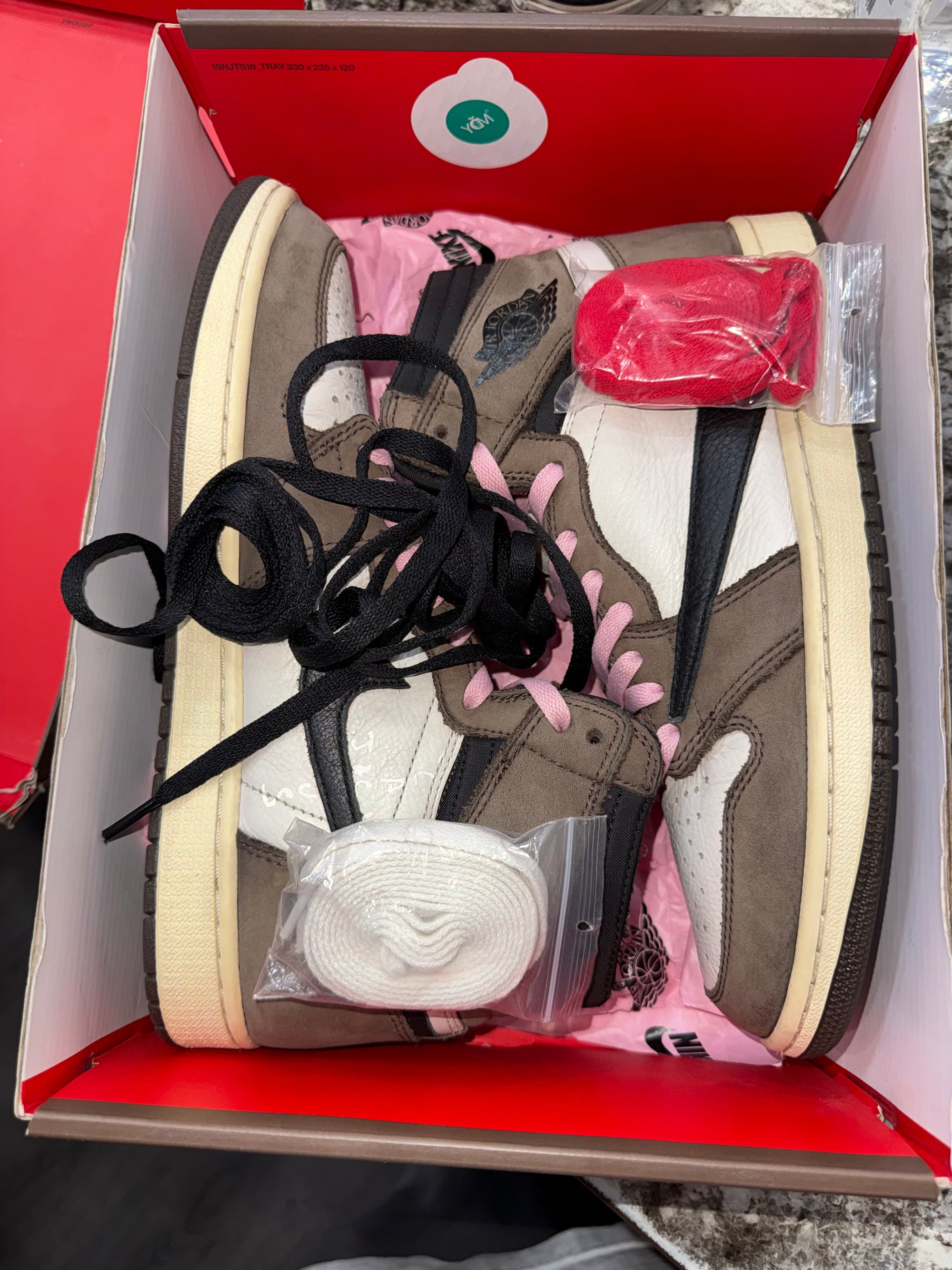 Jordan 1 Retro High OG SP Travis Scott Mocha