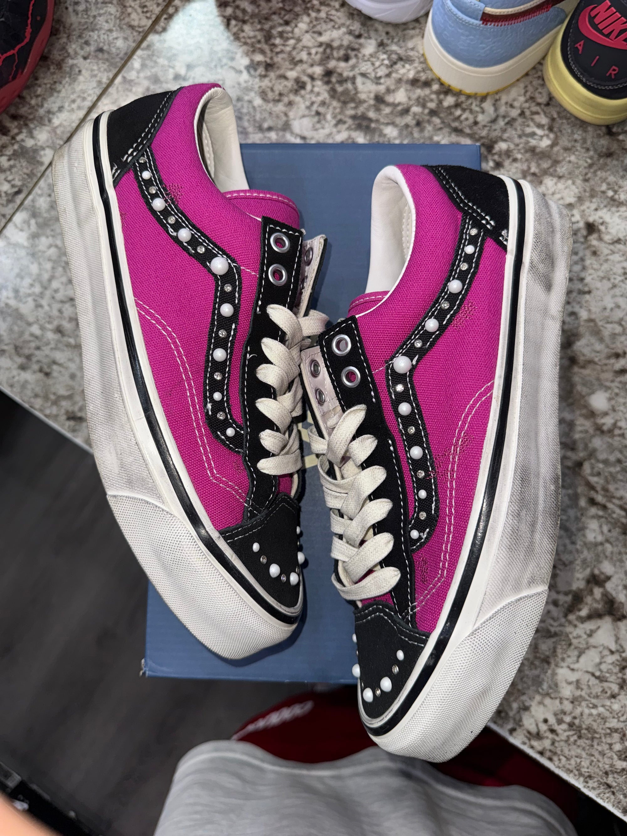 Vans OTW Old Skool 36 Pearlized Pack Pink Black