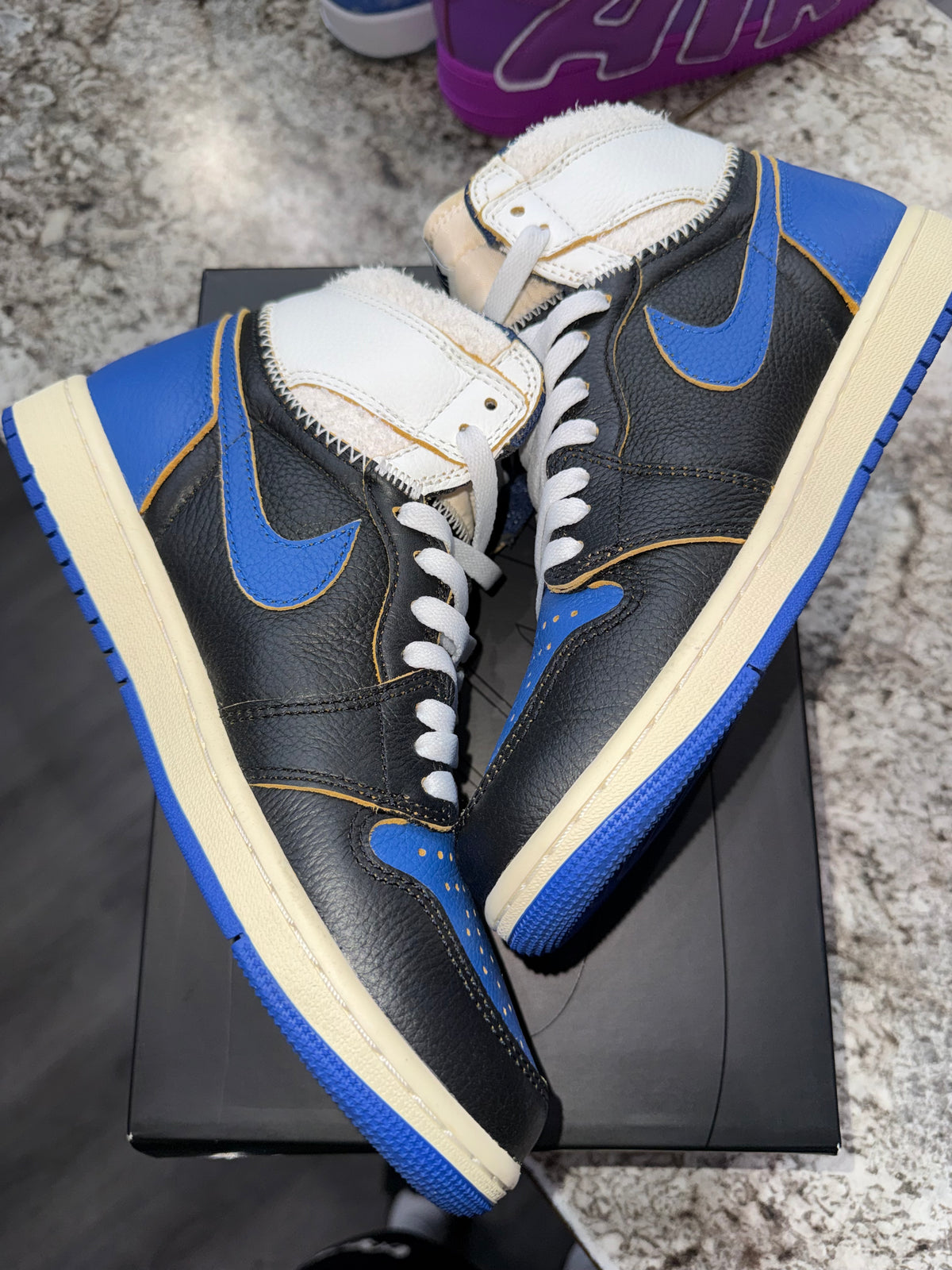 Jordan 1 Retro High OG SP Fragment x Union LA Sport Royal
