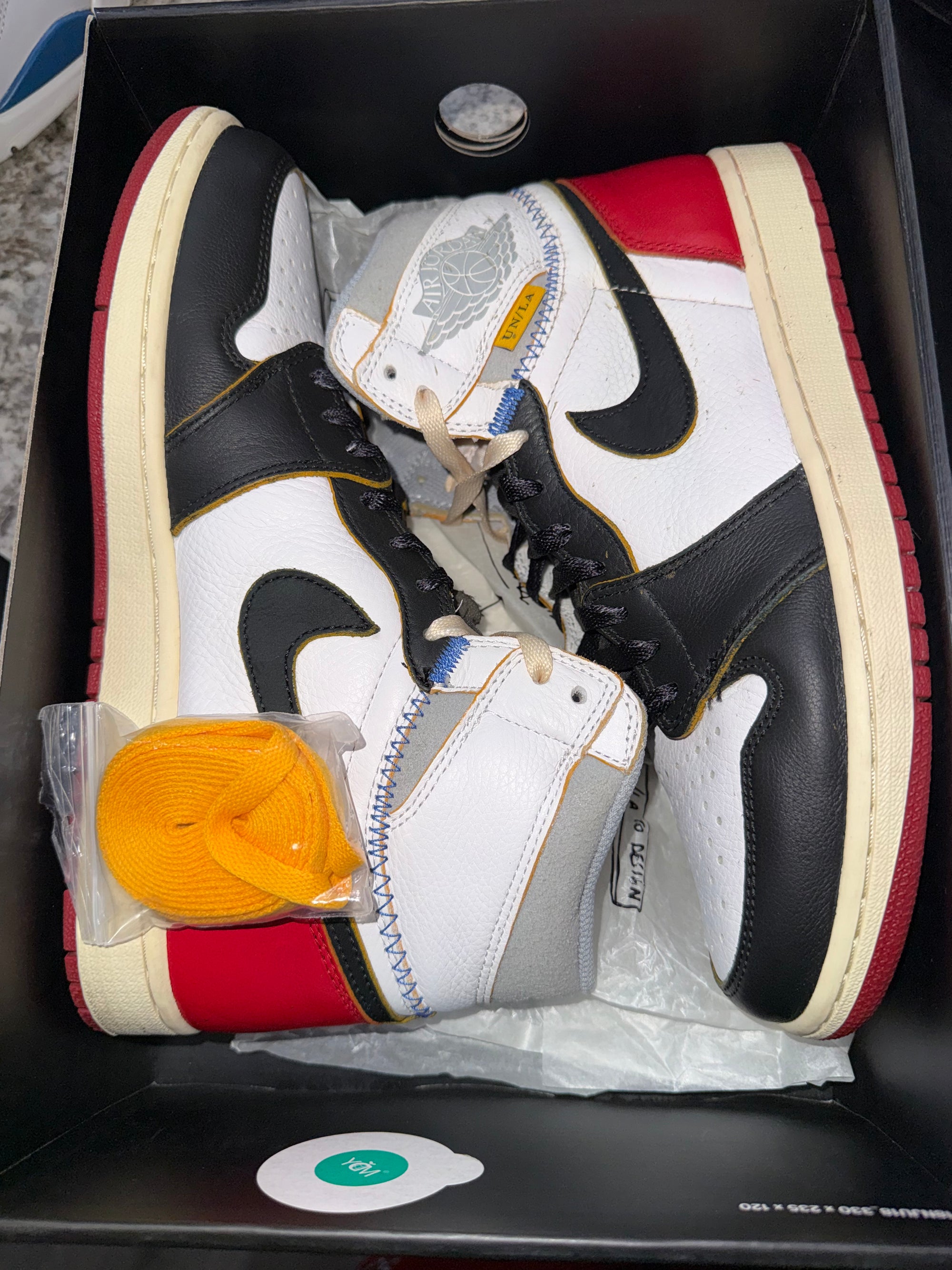 Jordan 1 Retro High Union Los Angeles Black Toe