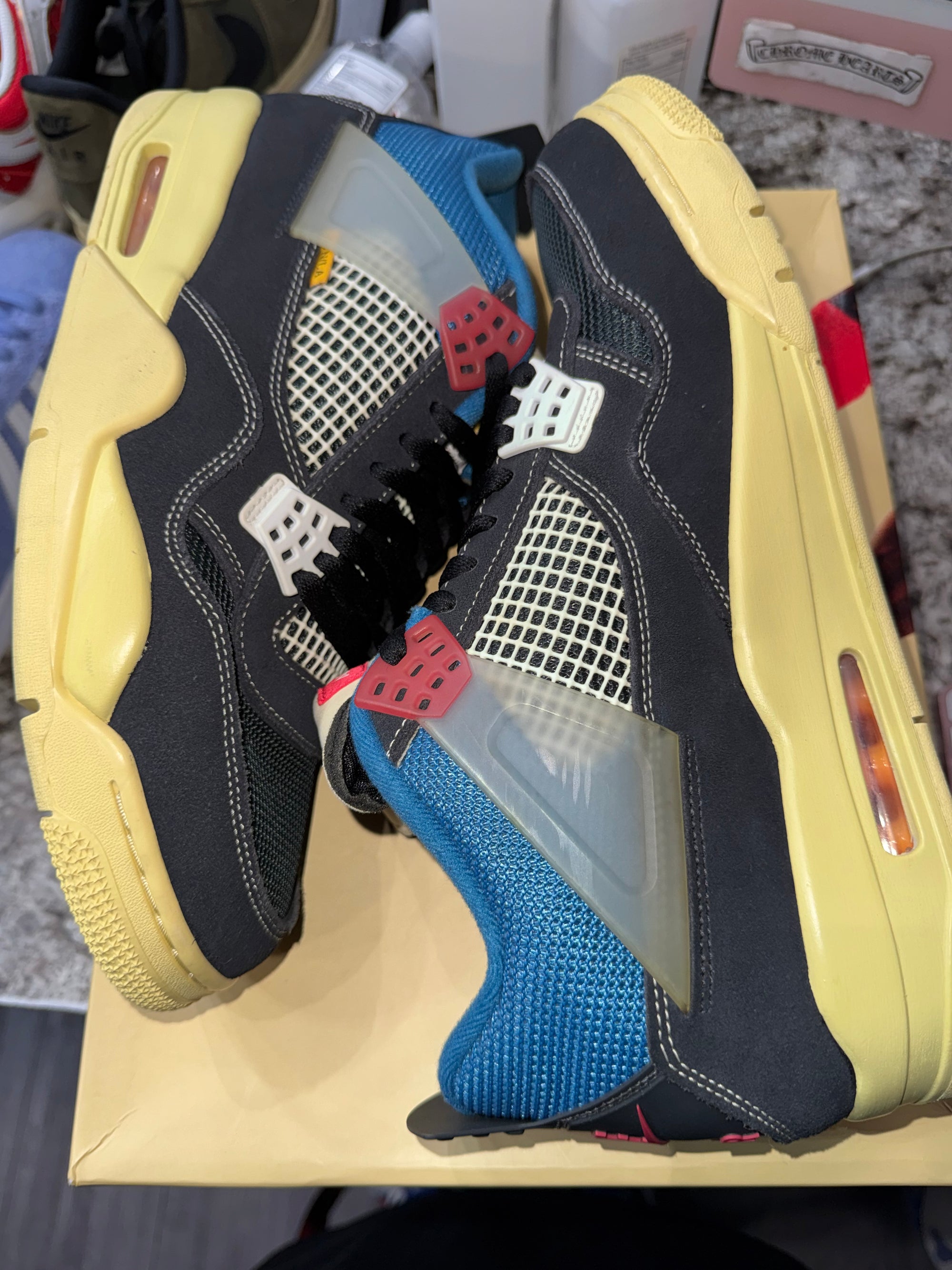 Jordan 4 Retro Union Off Noir