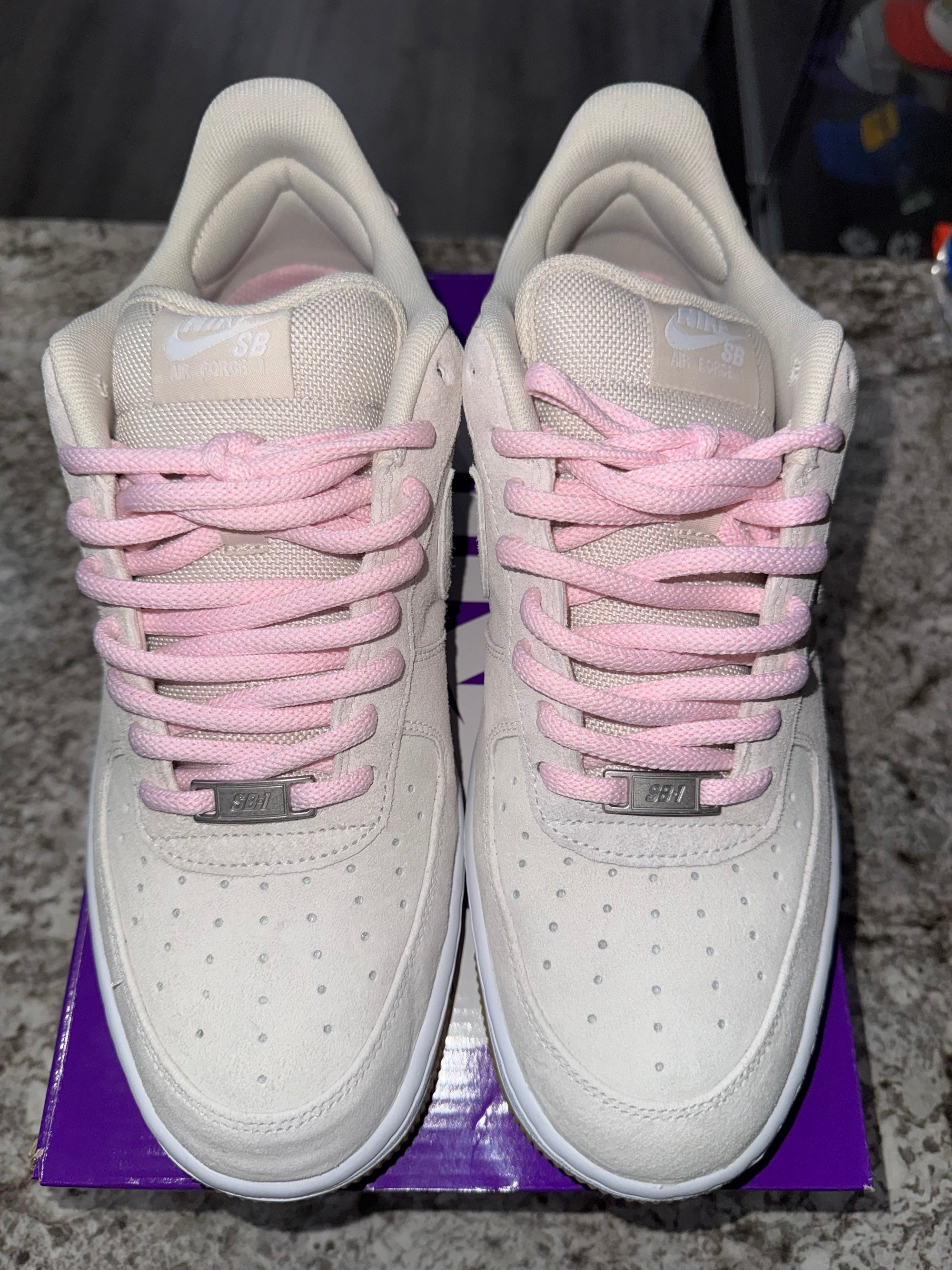Nike Air Force 1 Low SB Light Orewood Brown Pink