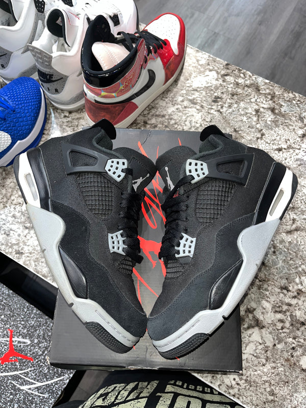 Jordan 4 Retro SE Black Canvas