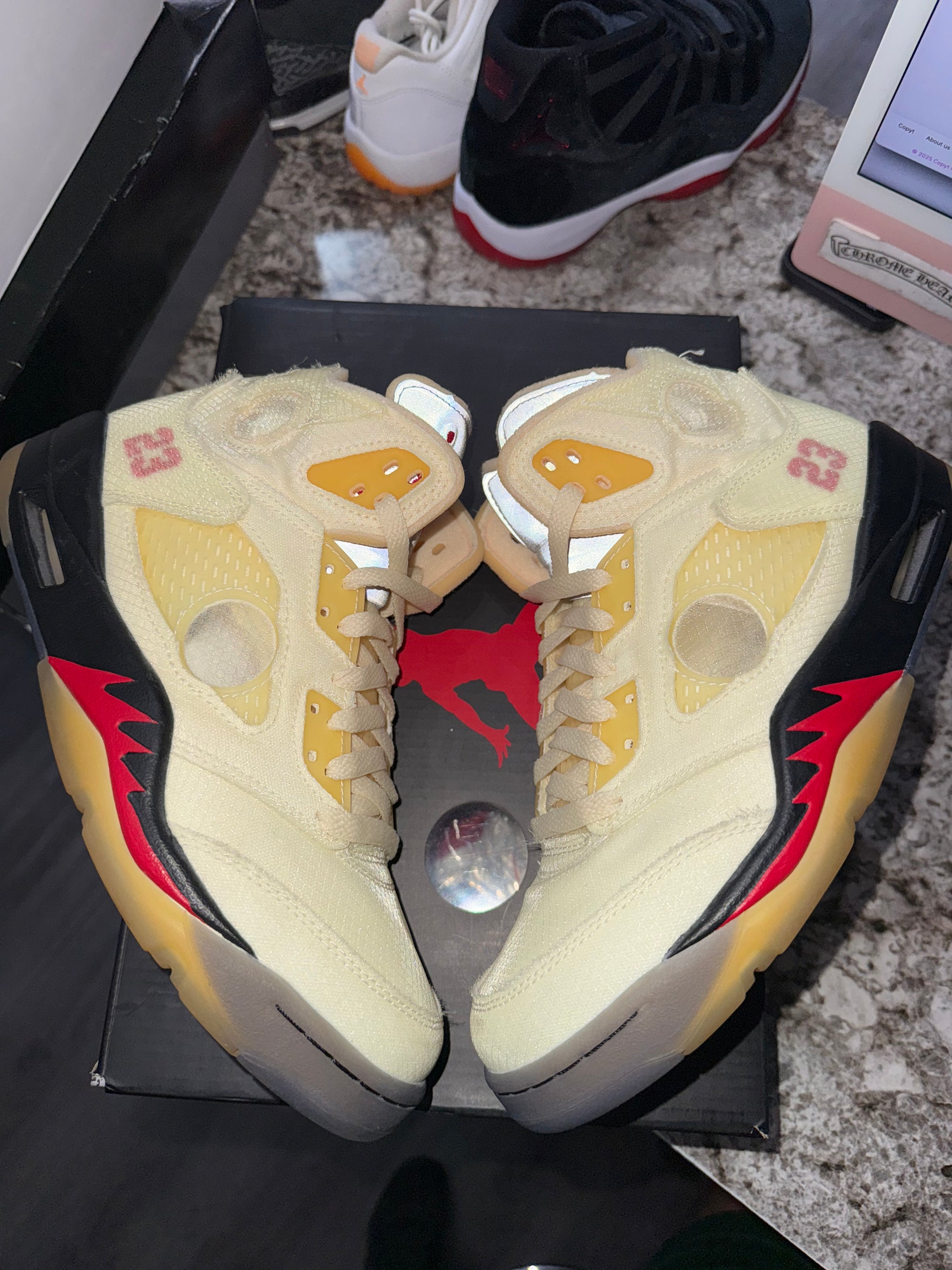 Jordan 5 Retro Off-White Sail