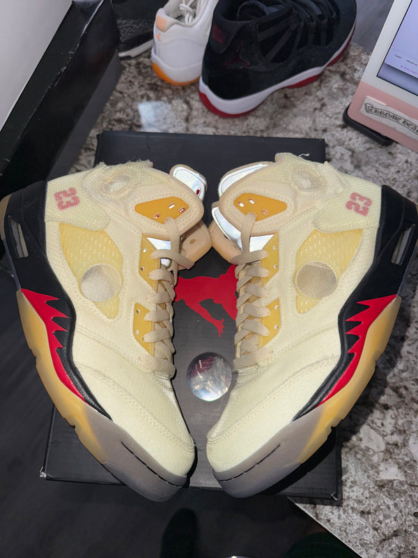 Jordan 5 Retro Off-White Sail