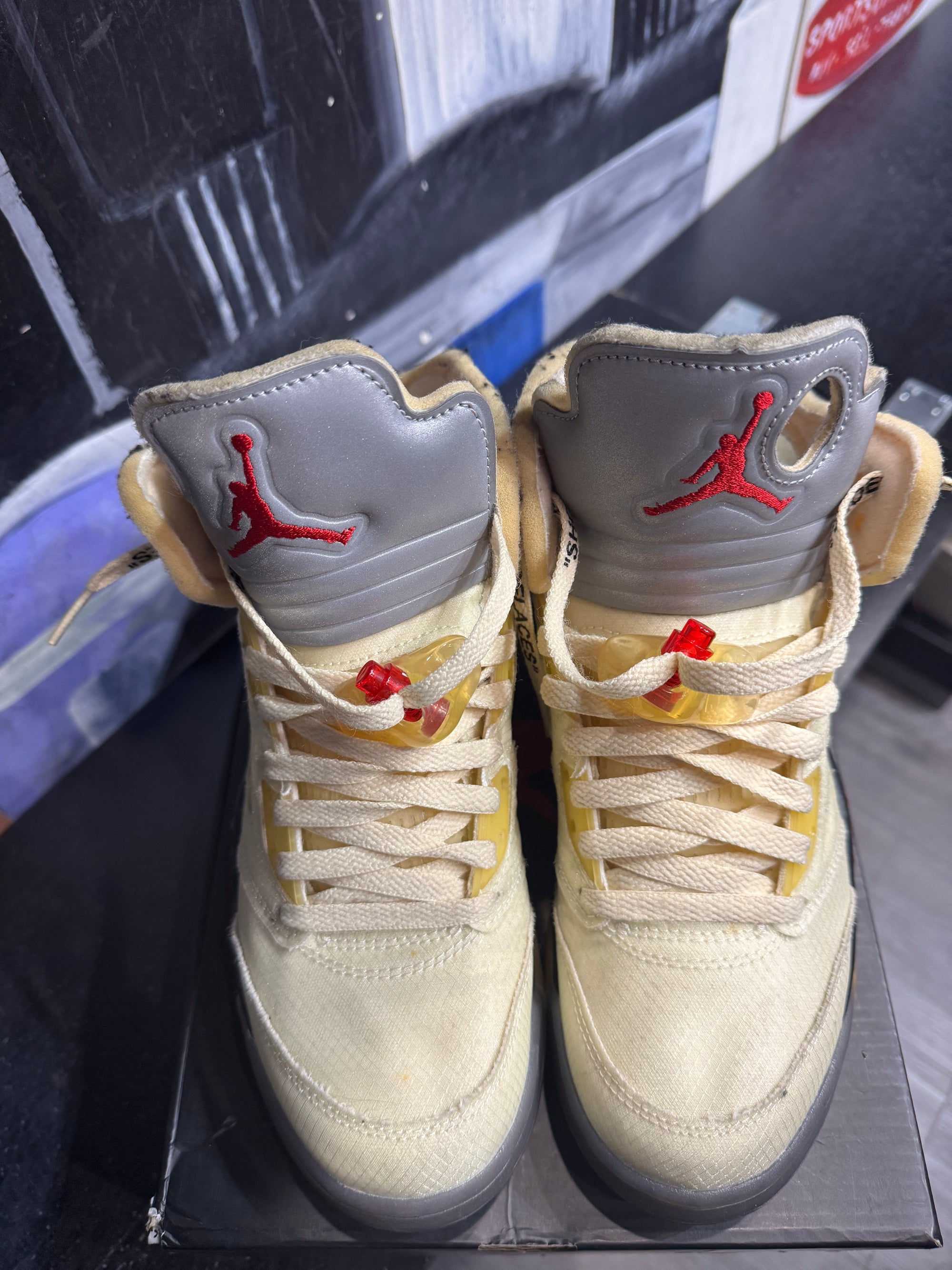 Jordan 5 Retro Off-White Sail
