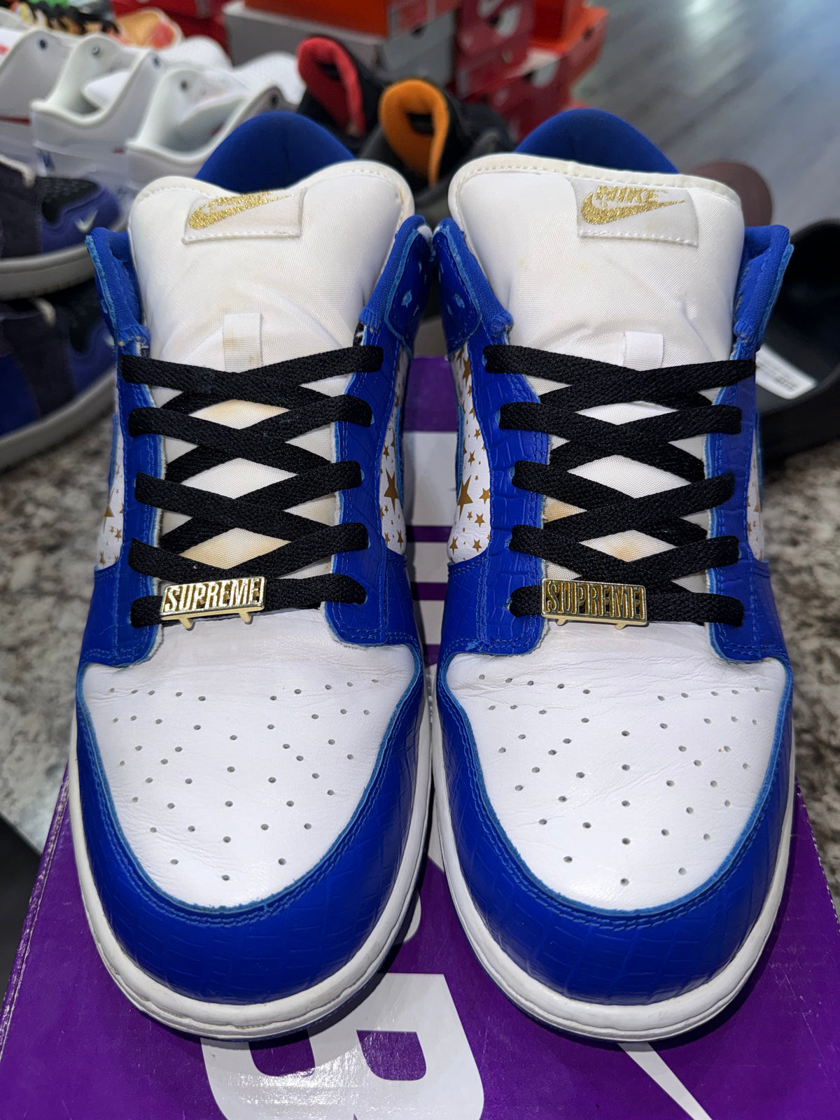 Nike SB Dunk Low Supreme Stars Hyper Royal (2021)