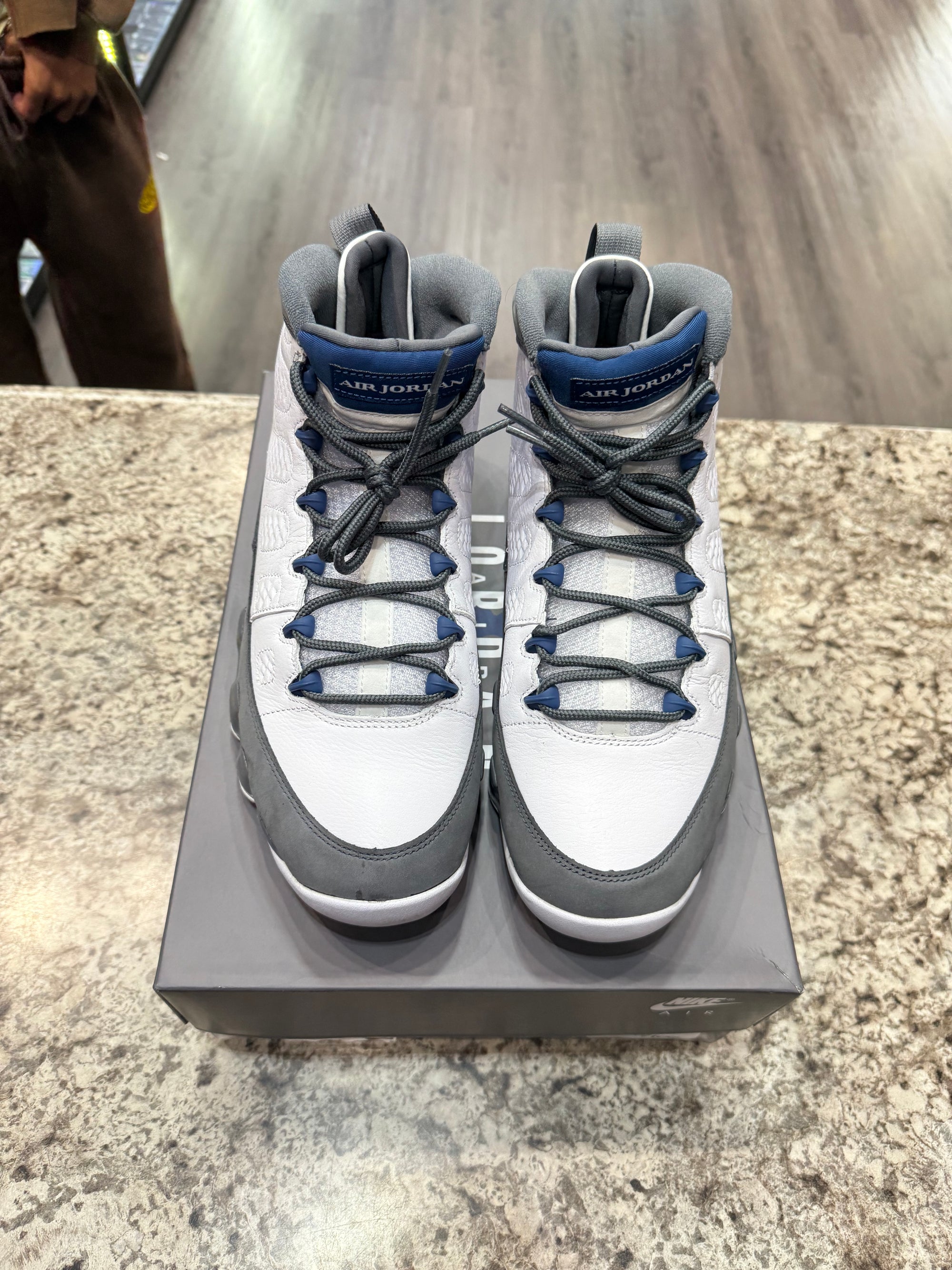 Jordan 9 Retro Flint Grey French Blue (2026)