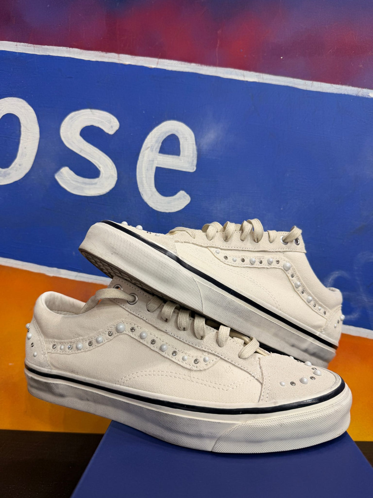 Vans LX Old Skool 36 Pearlized Pack Marshmallow White
