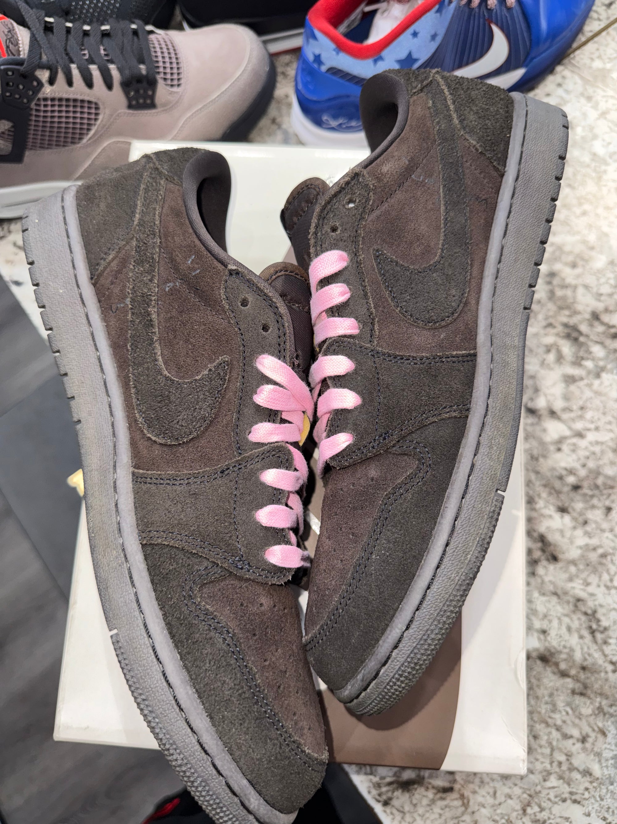 Jordan 1 Retro Low OG SP Travis Scott Velvet Brown
