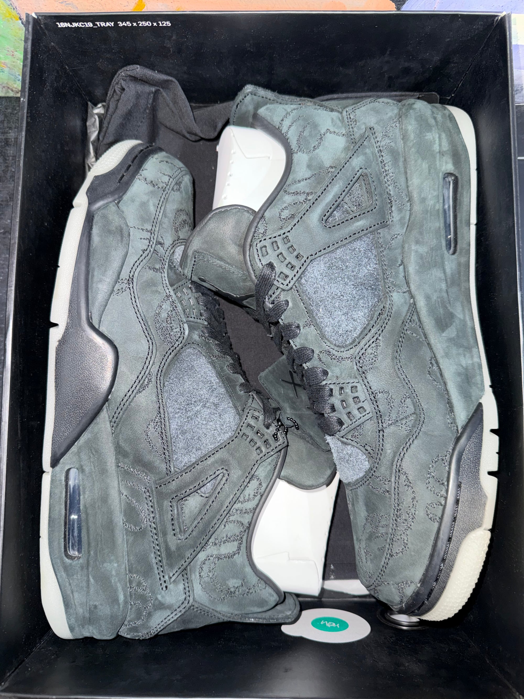 Jordan 4 Retro Kaws Black