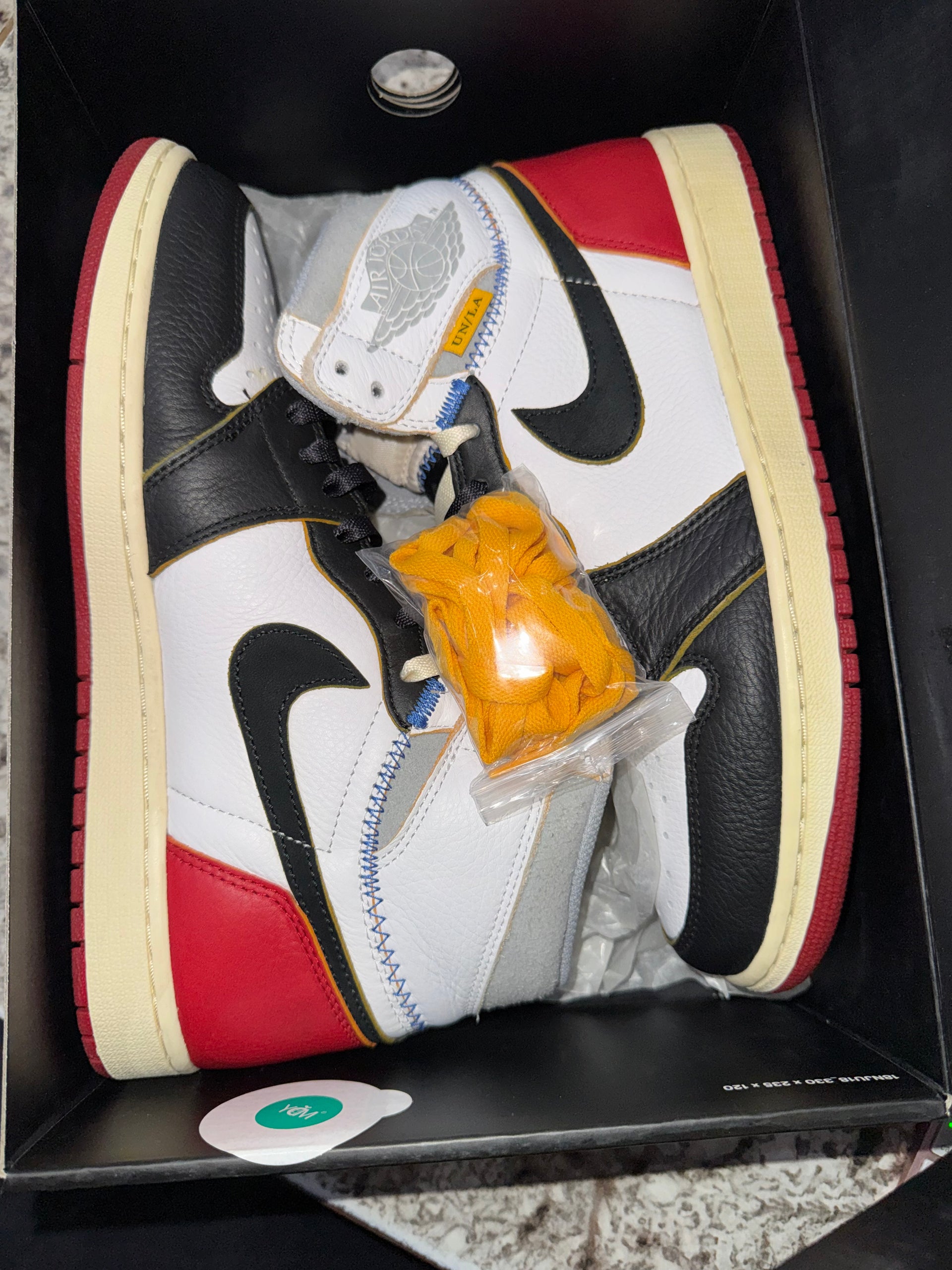 Jordan 1 Retro High Union Los Angeles Black Toe