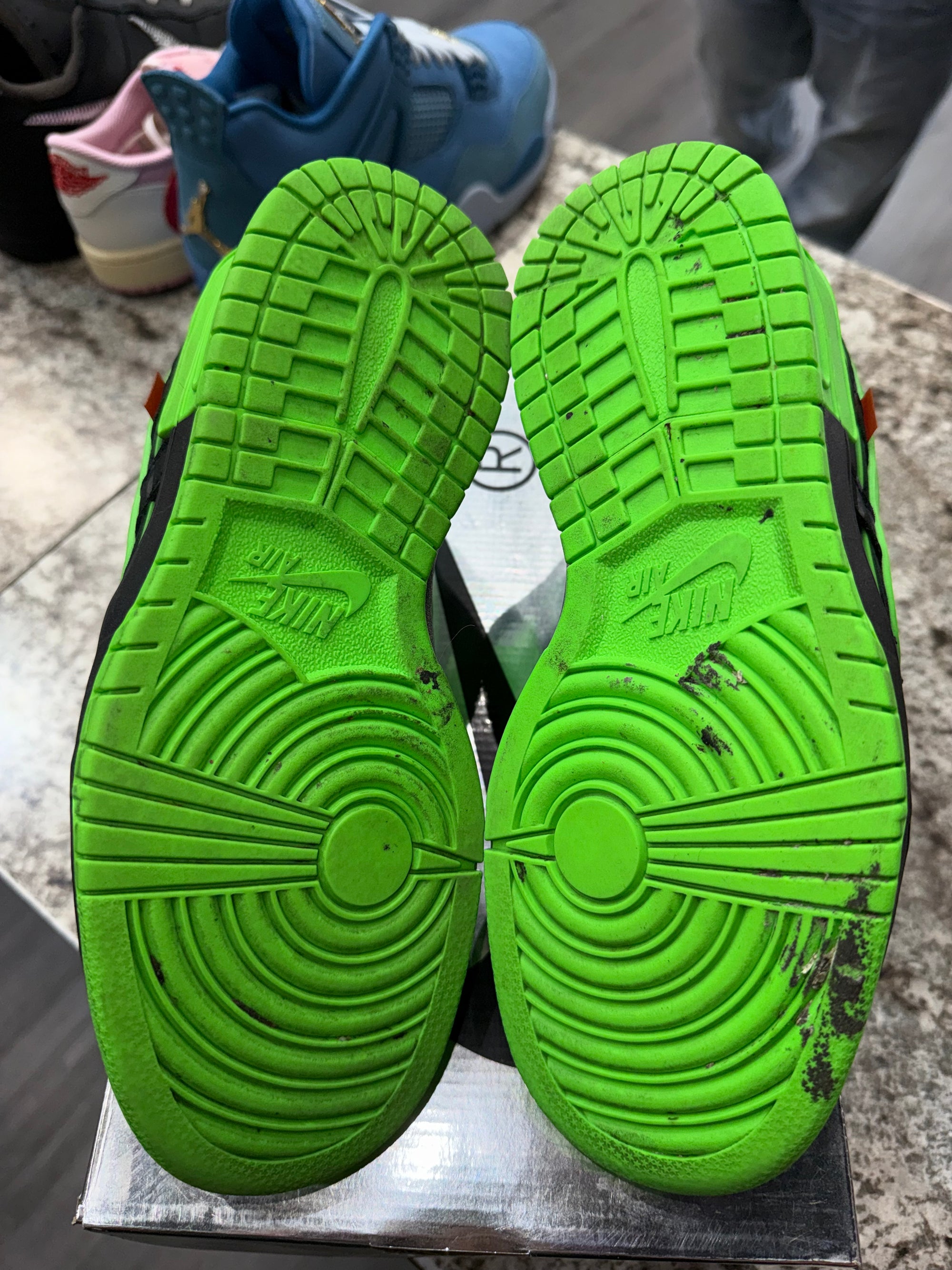 Nike Air Rubber Dunk Off-White Green Strike