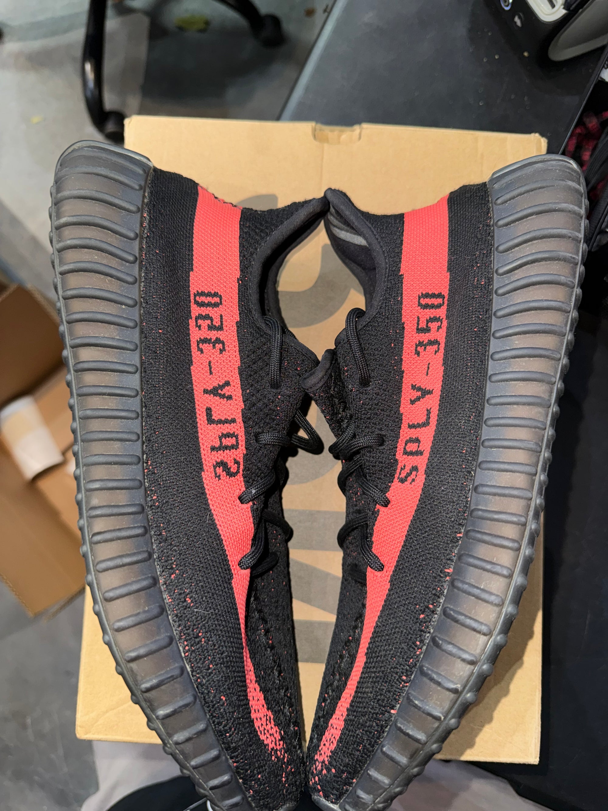 adidas Yeezy Boost 350 V2 Core Black Red (YARD SALE)