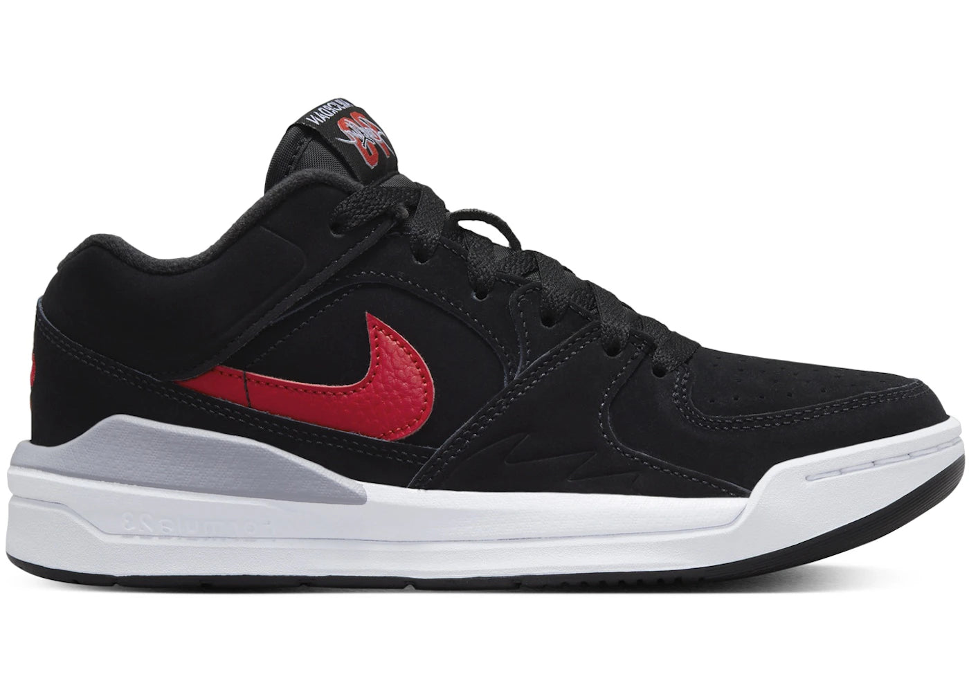 Jordan Stadium 90 Black White Cement Grey Fire Red (GS)