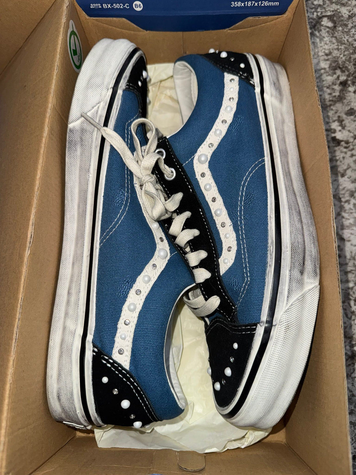 Vans LX Old Skool 36 Pearlized Pack Black Navy