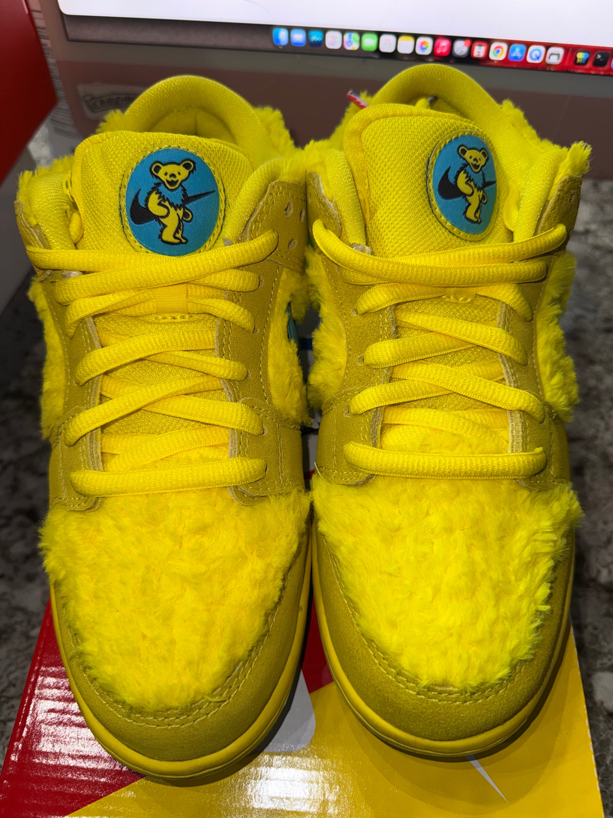 Nike SB Dunk Low Grateful Dead Bears Opti Yellow