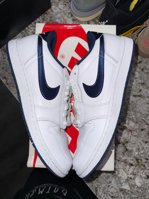 Jordan 1 Retro Low '85 Metallic Blue