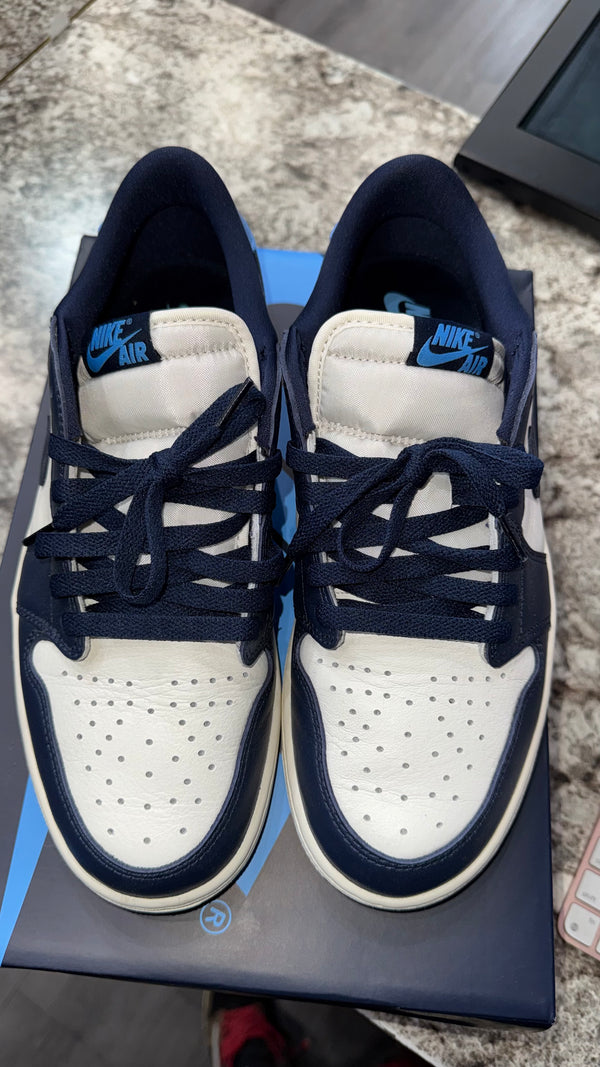 Jordan 1 Low OG Obsidian UNC (DAMAGED BOX)