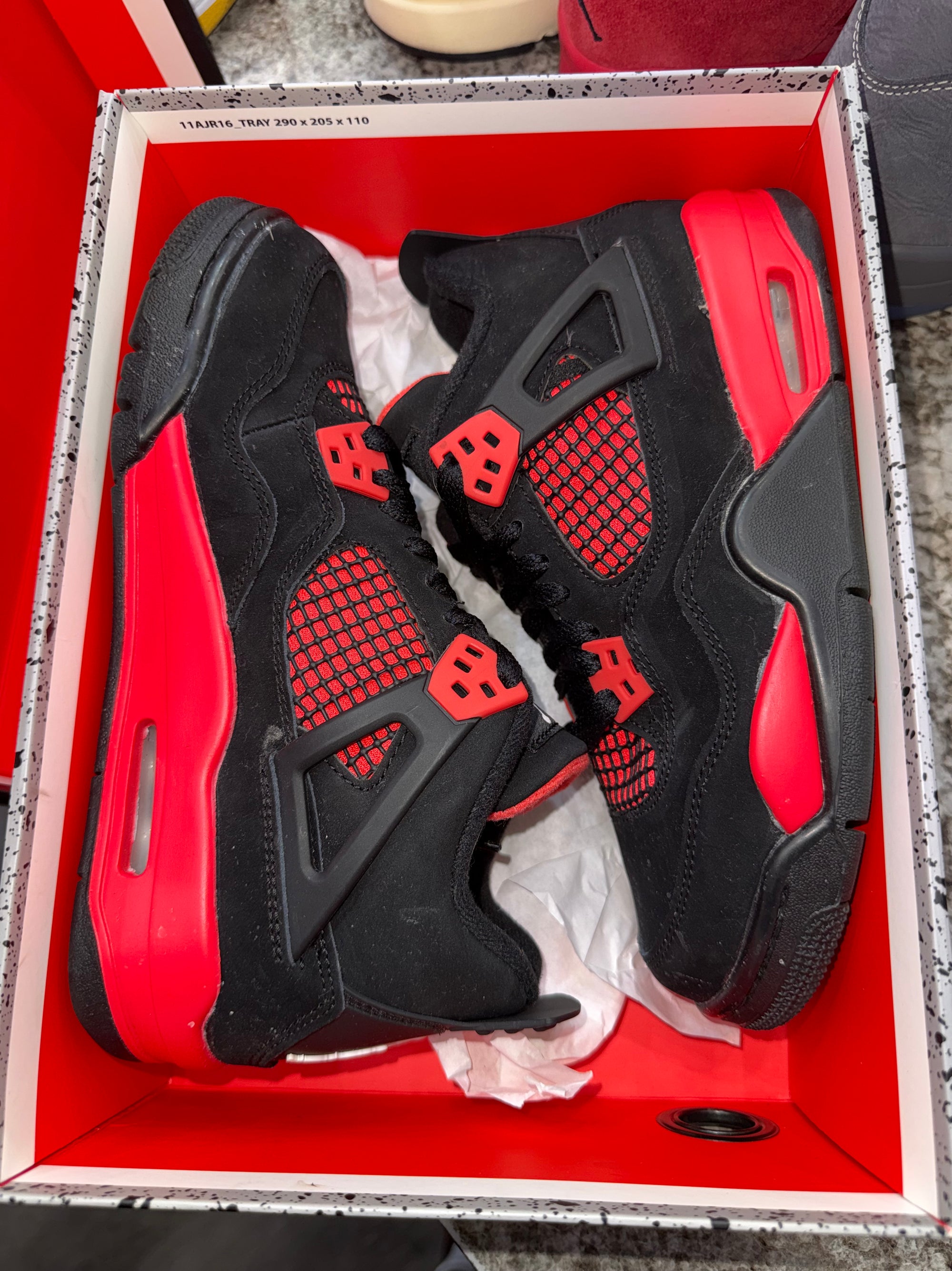 Jordan 4 Retro Red Thunder (GS)