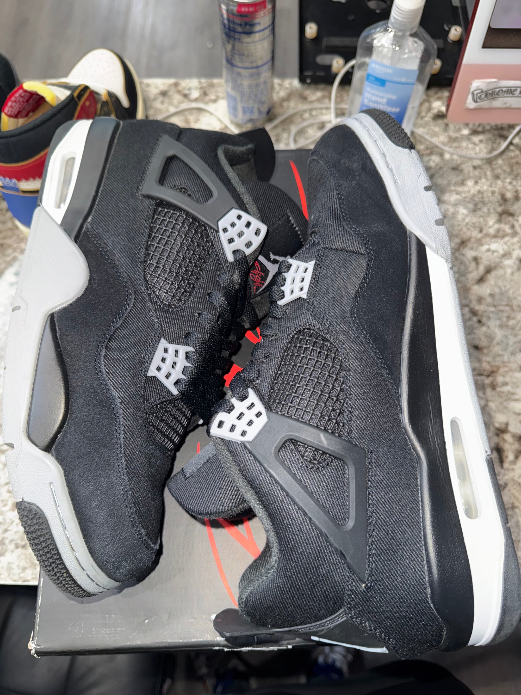 Jordan 4 Retro SE Black Canvas