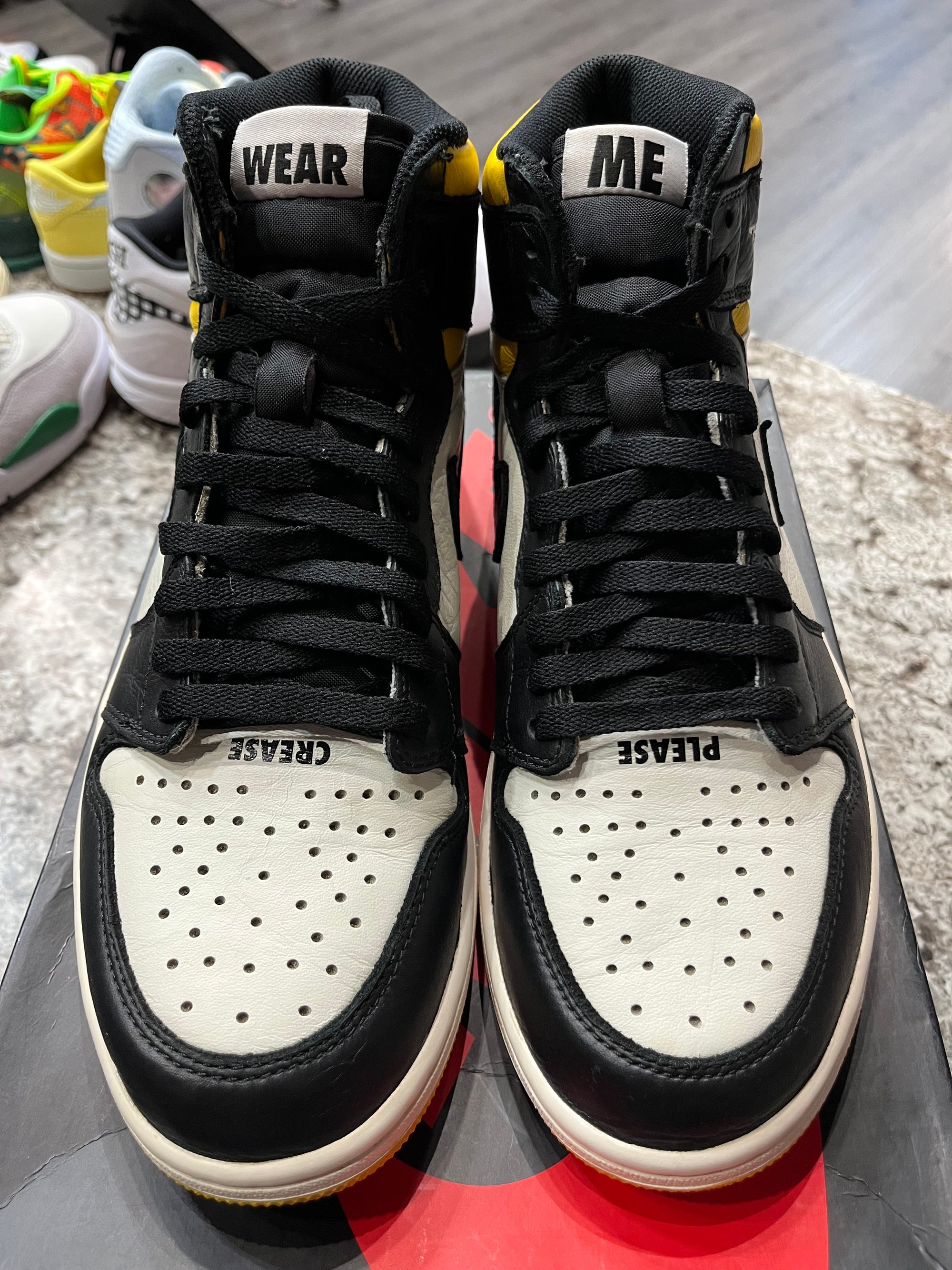 Jordan 1 Retro High Not for Resale Varsity Maize