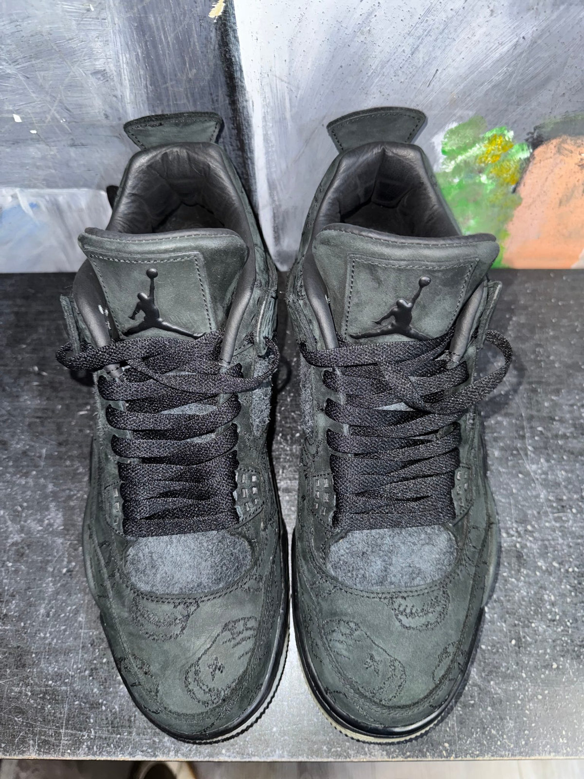 Jordan 4 Retro Kaws Black