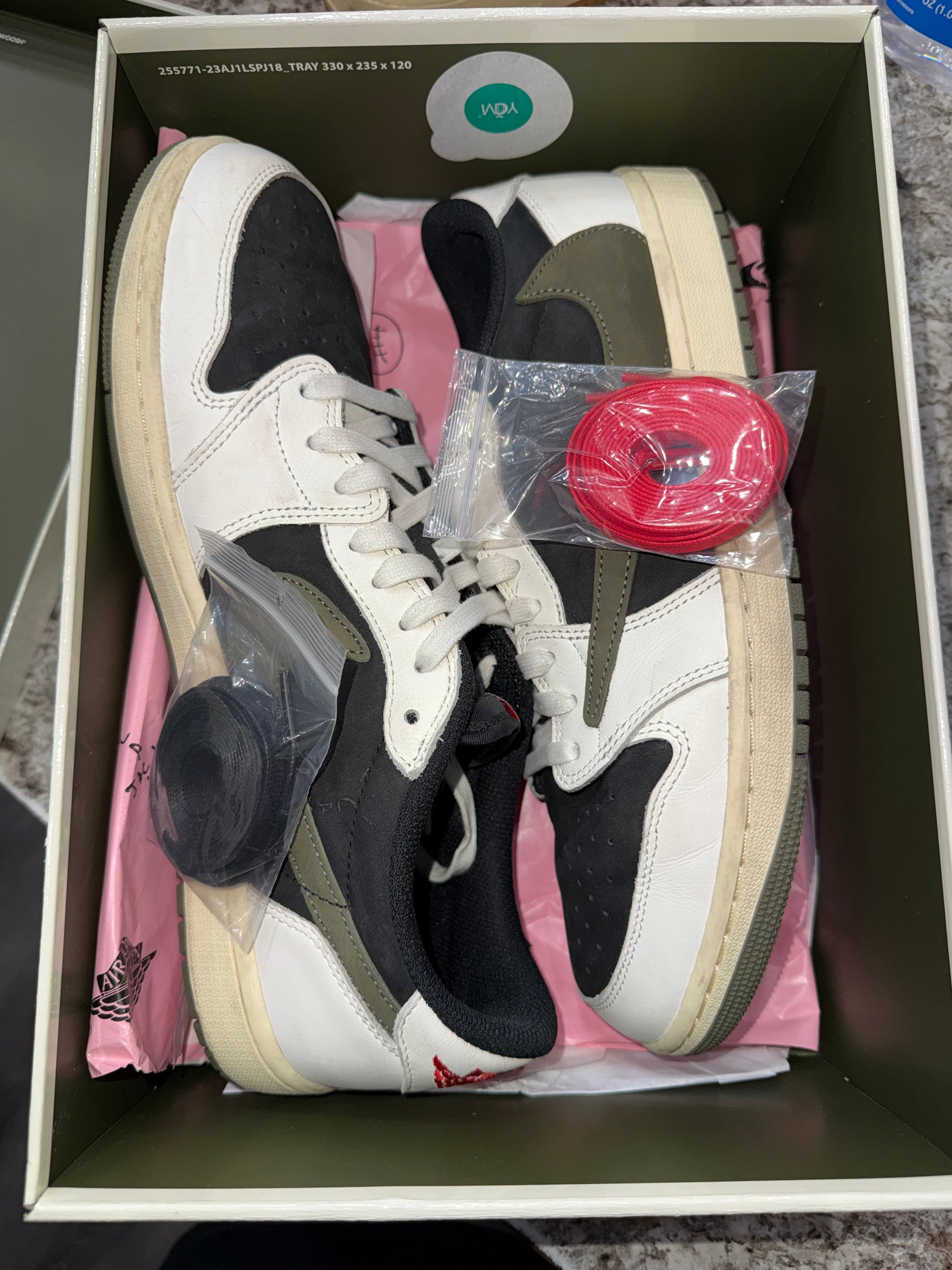 Jordan 1 Retro Low OG SP Travis Scott Olive (Women's)