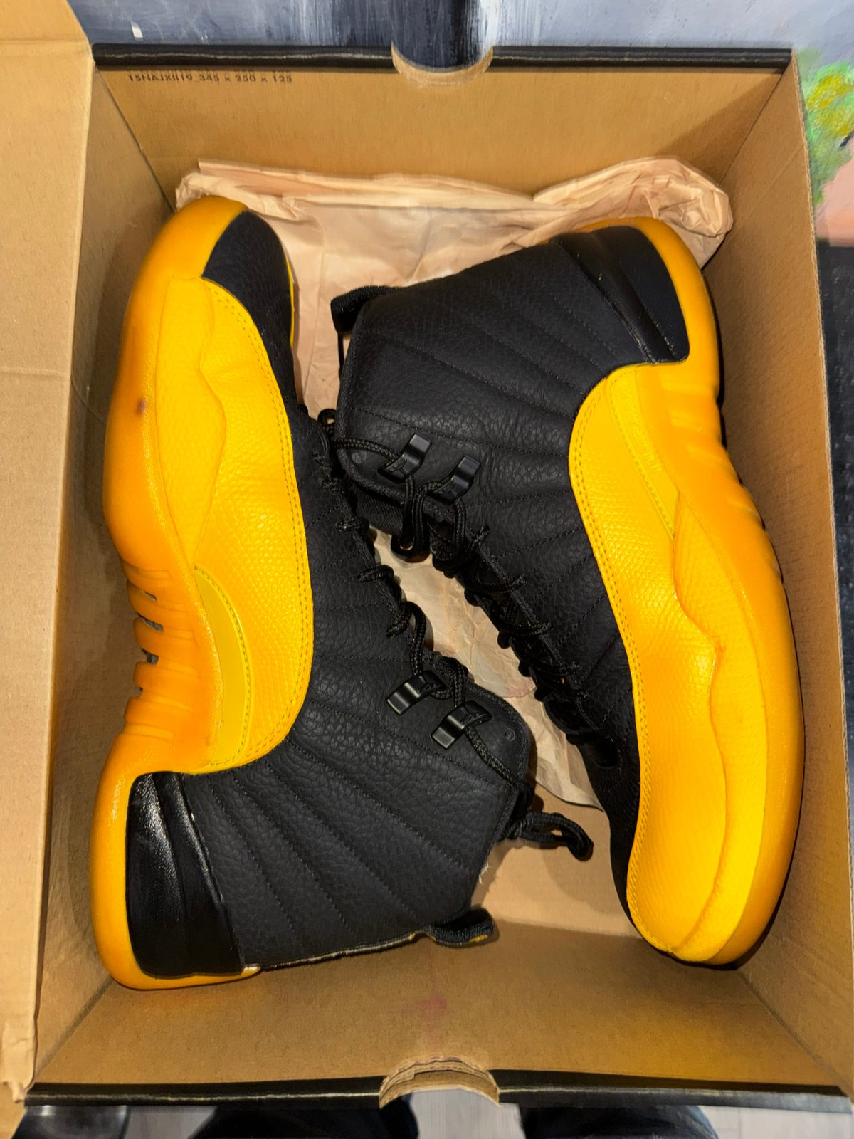 Jordan 12 Retro Black University Gold