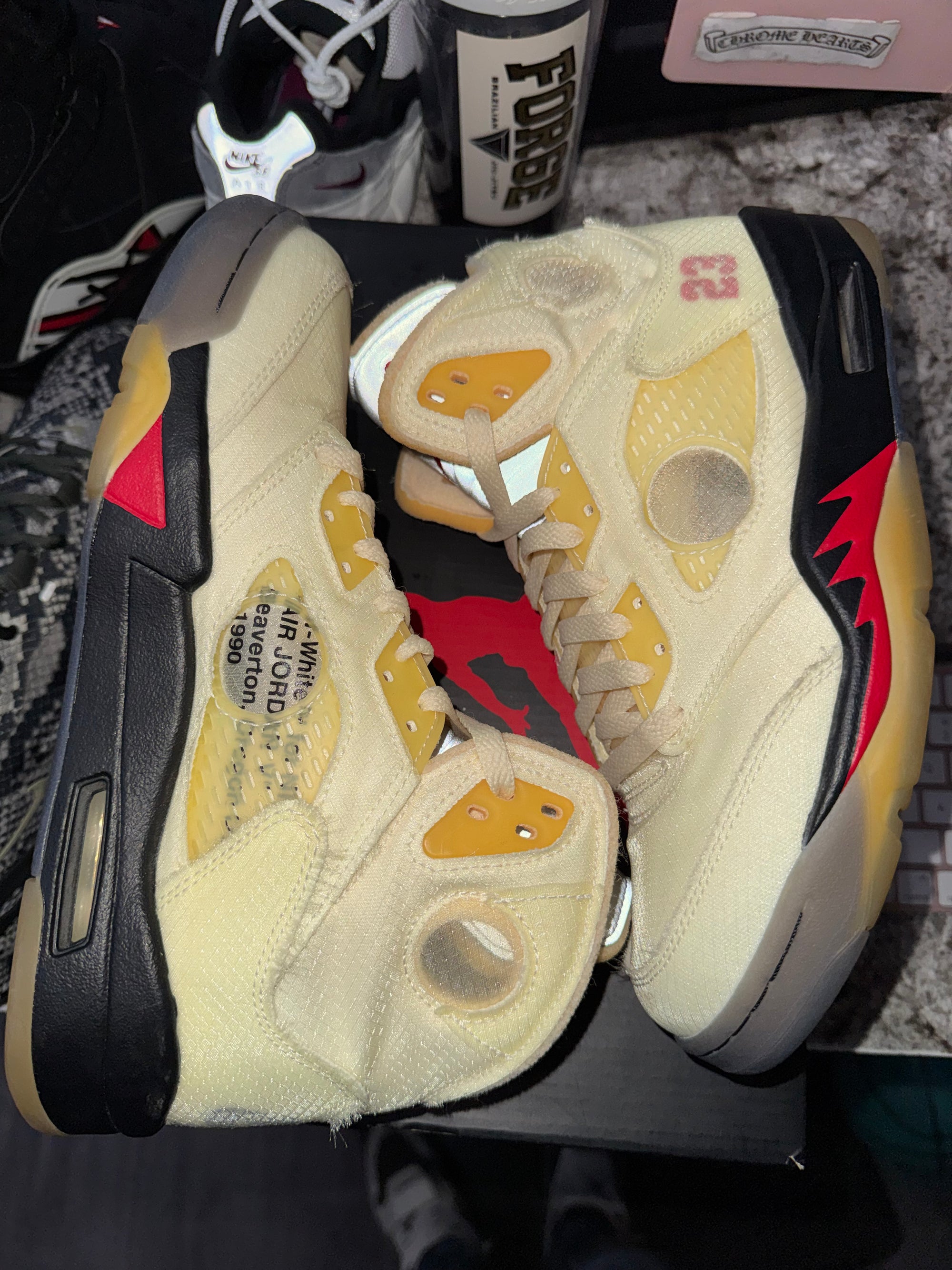 Jordan 5 Retro Off-White Sail