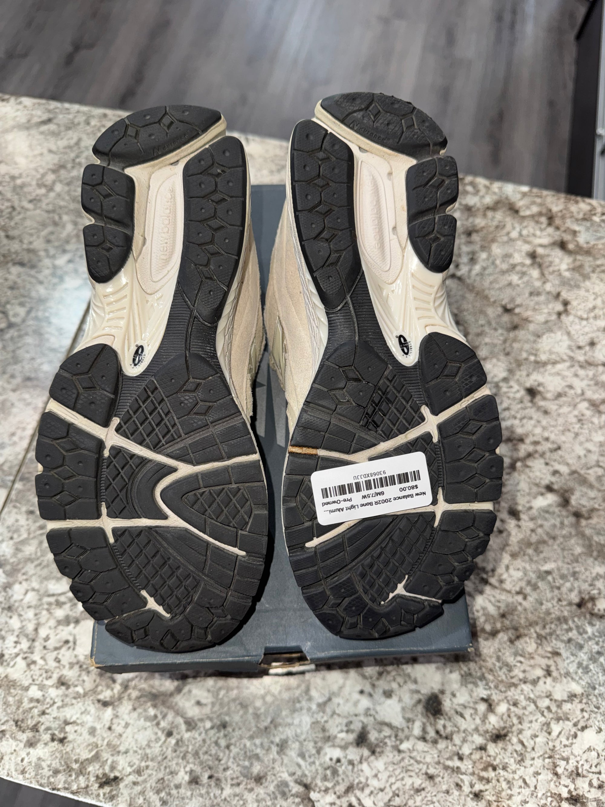New Balance 2002R Bone Light Aluminum