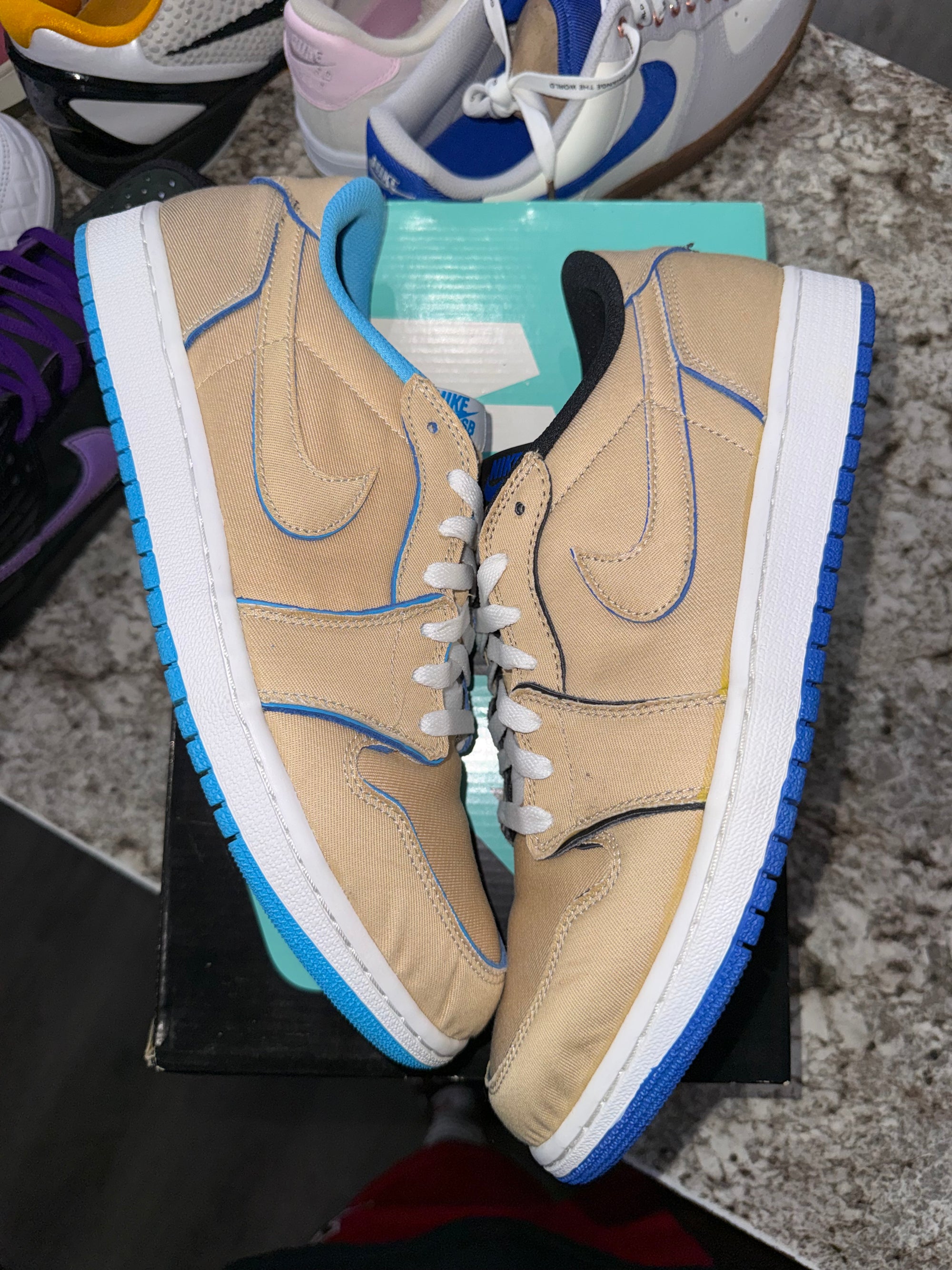Jordan 1 Low SB QS Lance Mountain Desert Ore