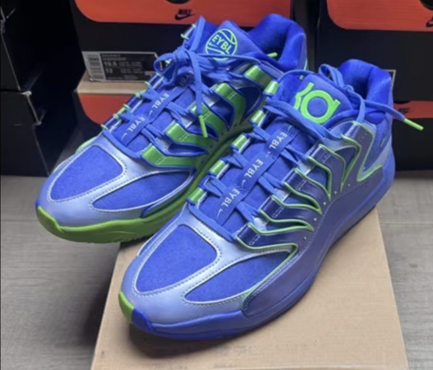 Nike KD 18 EYBL PE Sapphire Voltage Green