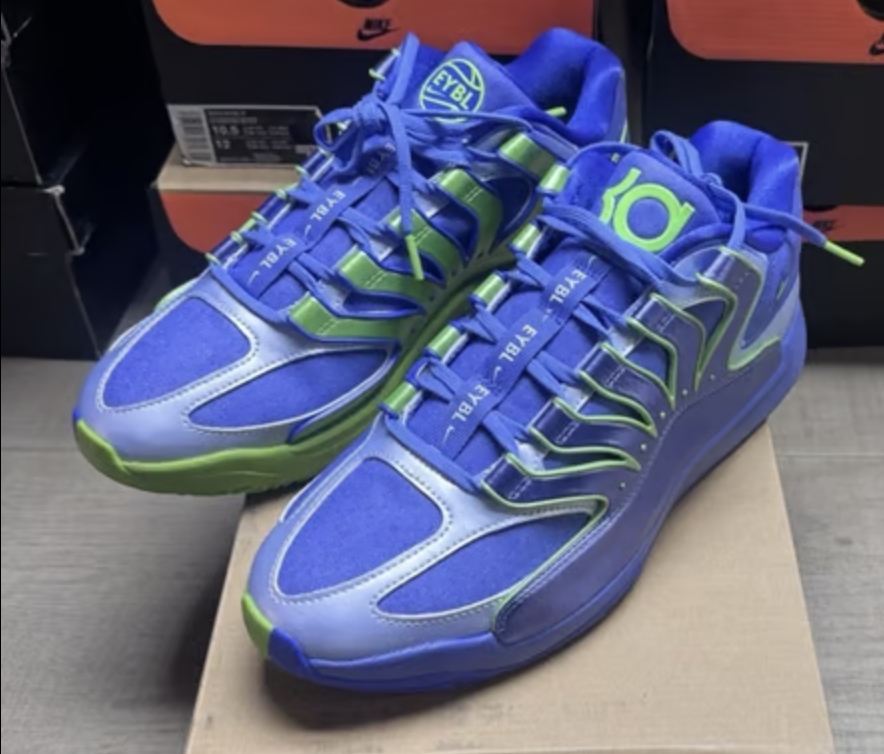 Nike KD 18 EYBL PE Sapphire Voltage Green