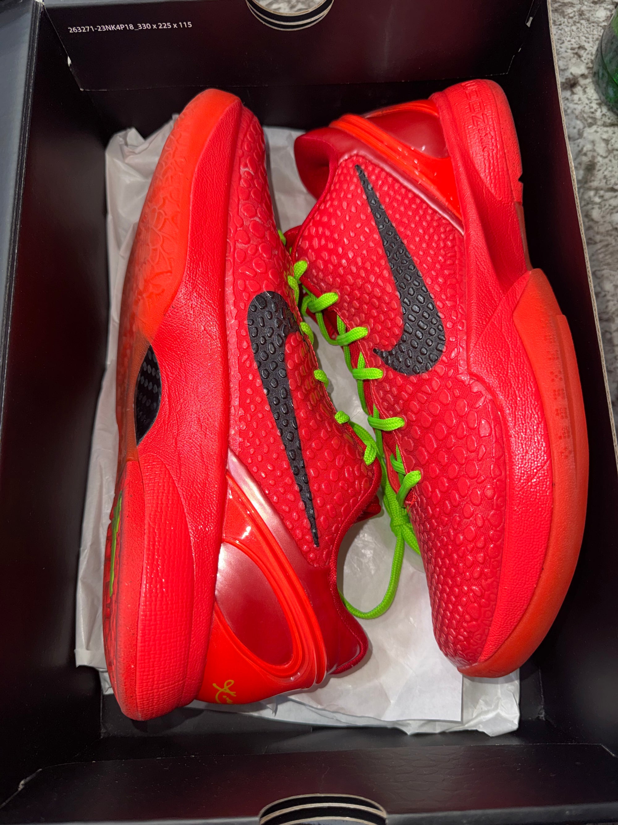 Nike Kobe 6 Protro Reverse Grinch
