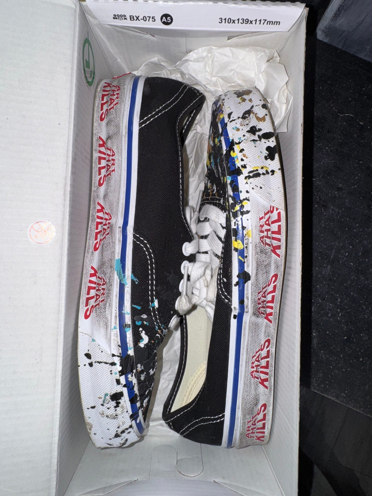 Vans Authentic Reissue 44 Gallery Dept. Art That Kills Black